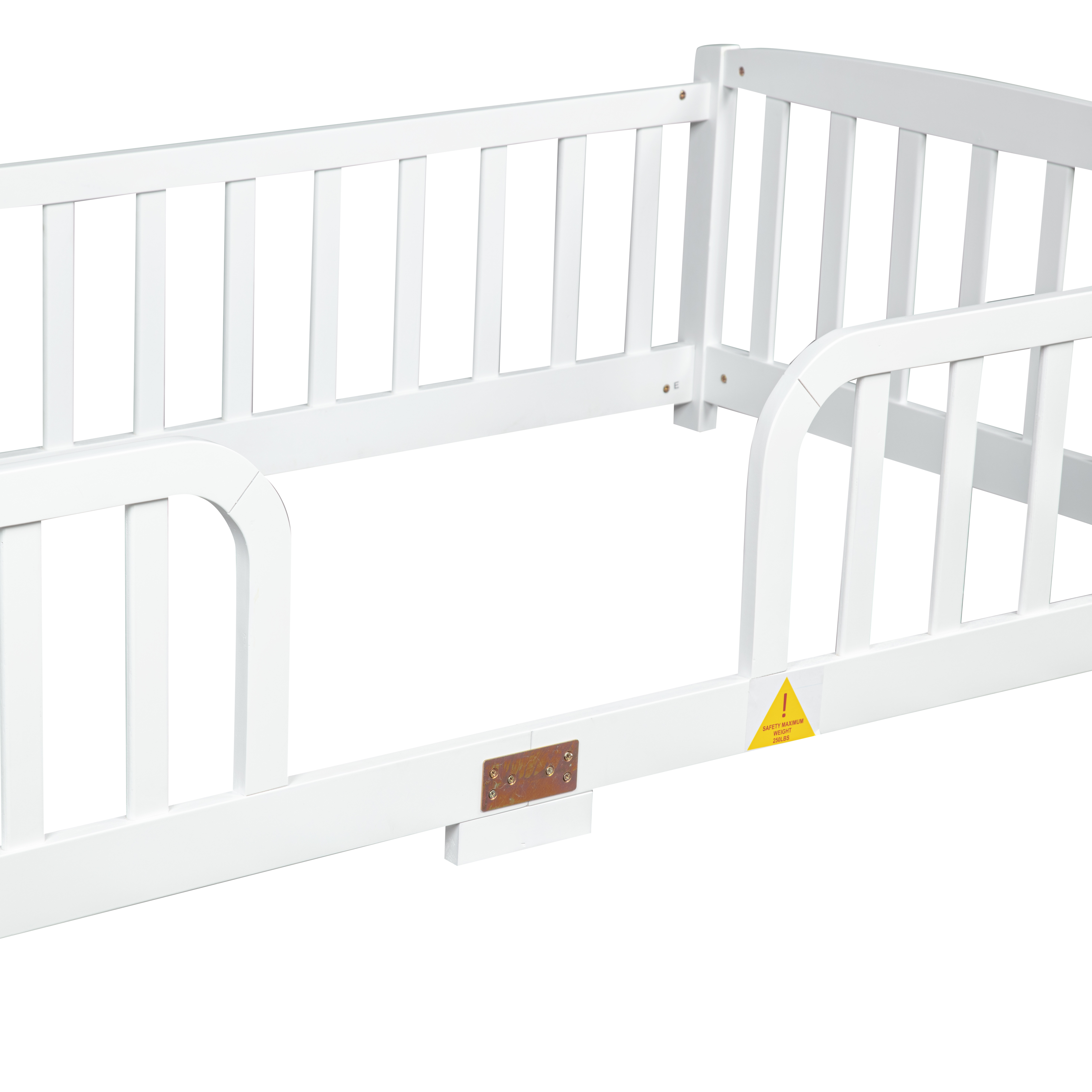 Lit au sol multifonction pour enfant, sert de lit, d'aire de jeu et d'espace d'apprentissage, barrière de sécurité, favorise l'autonomie, pour chambre compacte, design sécurisé, pour transition vers le lit indépendant - image 22