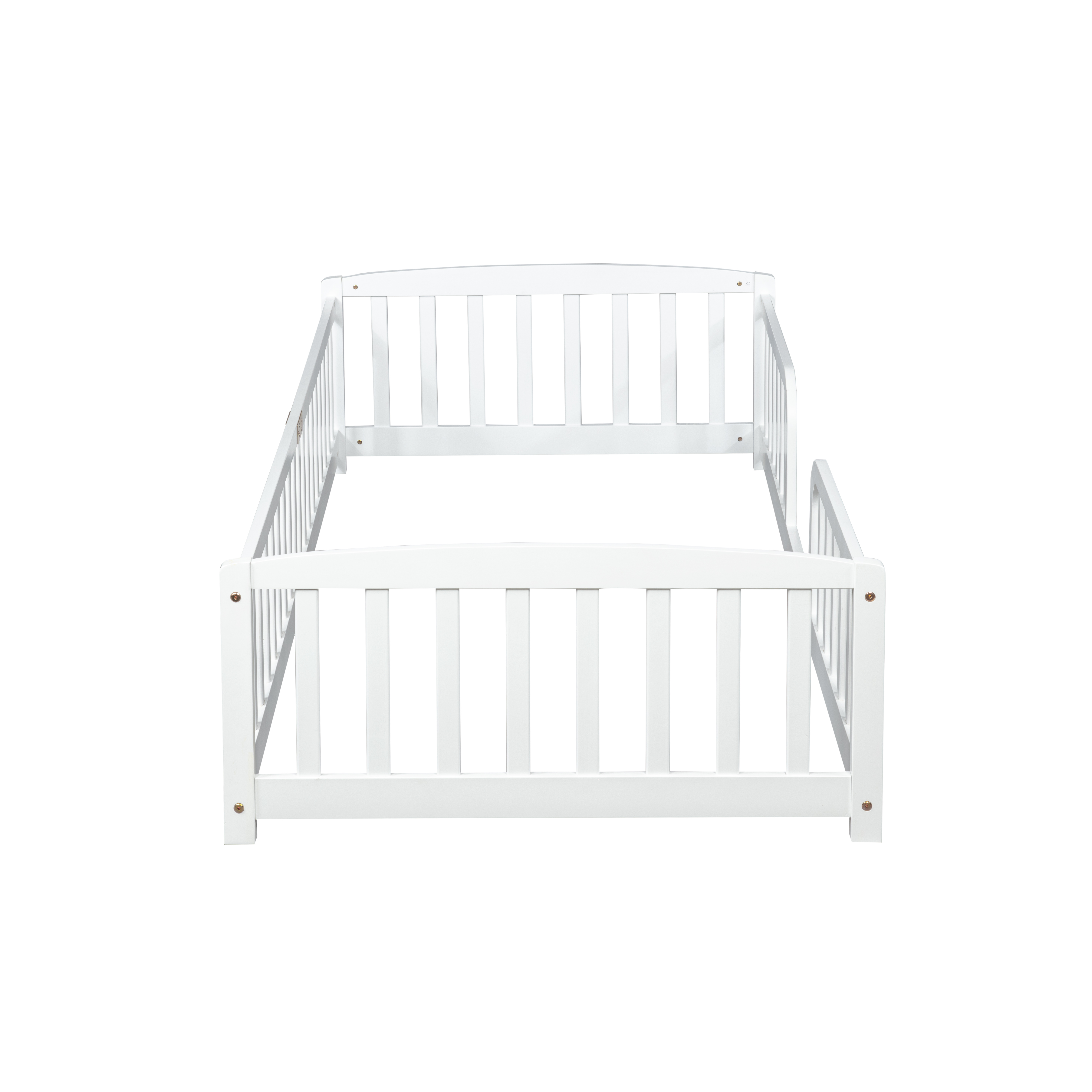 Lit au sol multifonction pour enfant, sert de lit, d'aire de jeu et d'espace d'apprentissage, barrière de sécurité, favorise l'autonomie, pour chambre compacte, design sécurisé, pour transition vers le lit indépendant - image 11