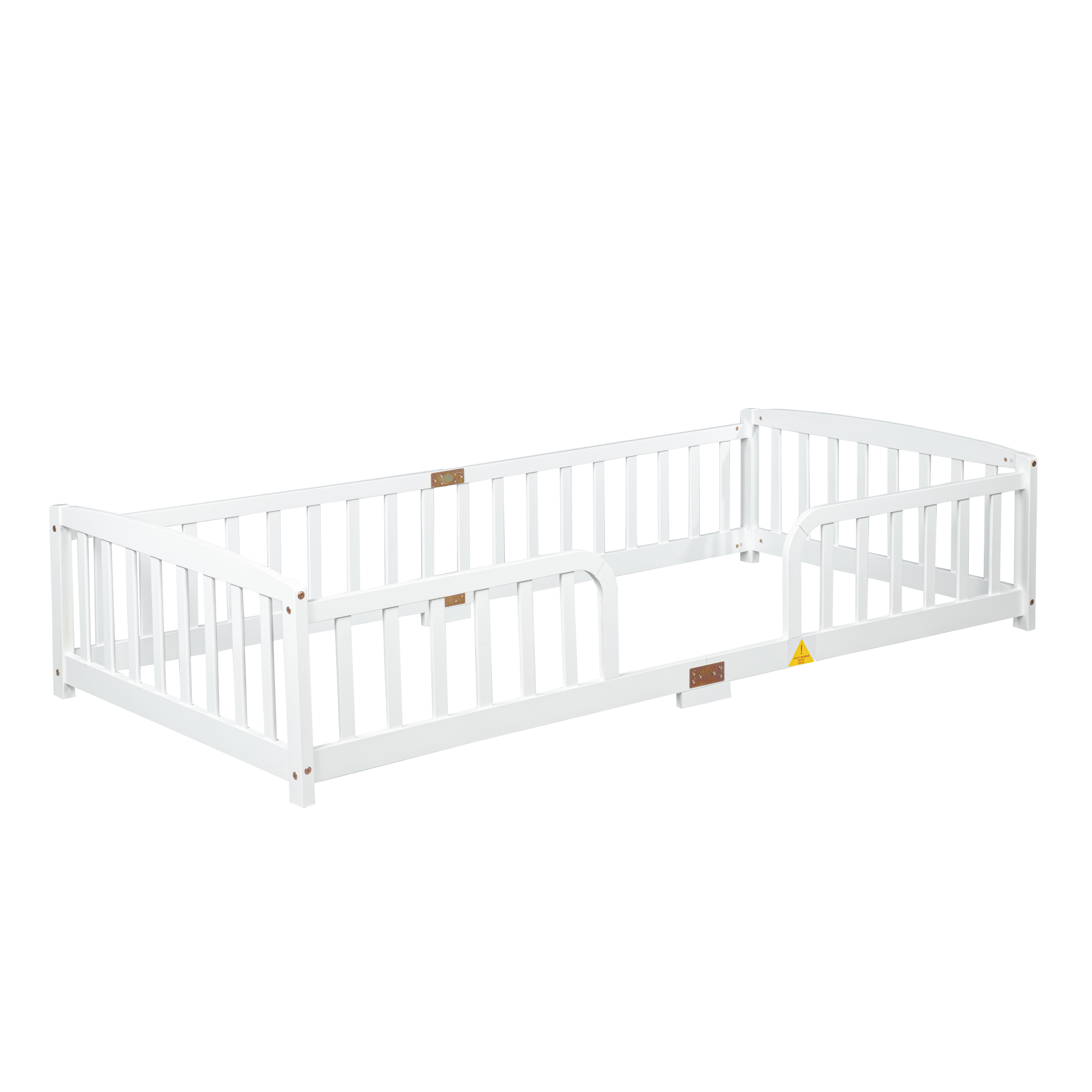 Lit au sol multifonction pour enfant, sert de lit, d'aire de jeu et d'espace d'apprentissage, barrière de sécurité, favorise l'autonomie, pour chambre compacte, design sécurisé, pour transition vers le lit indépendant - image 13