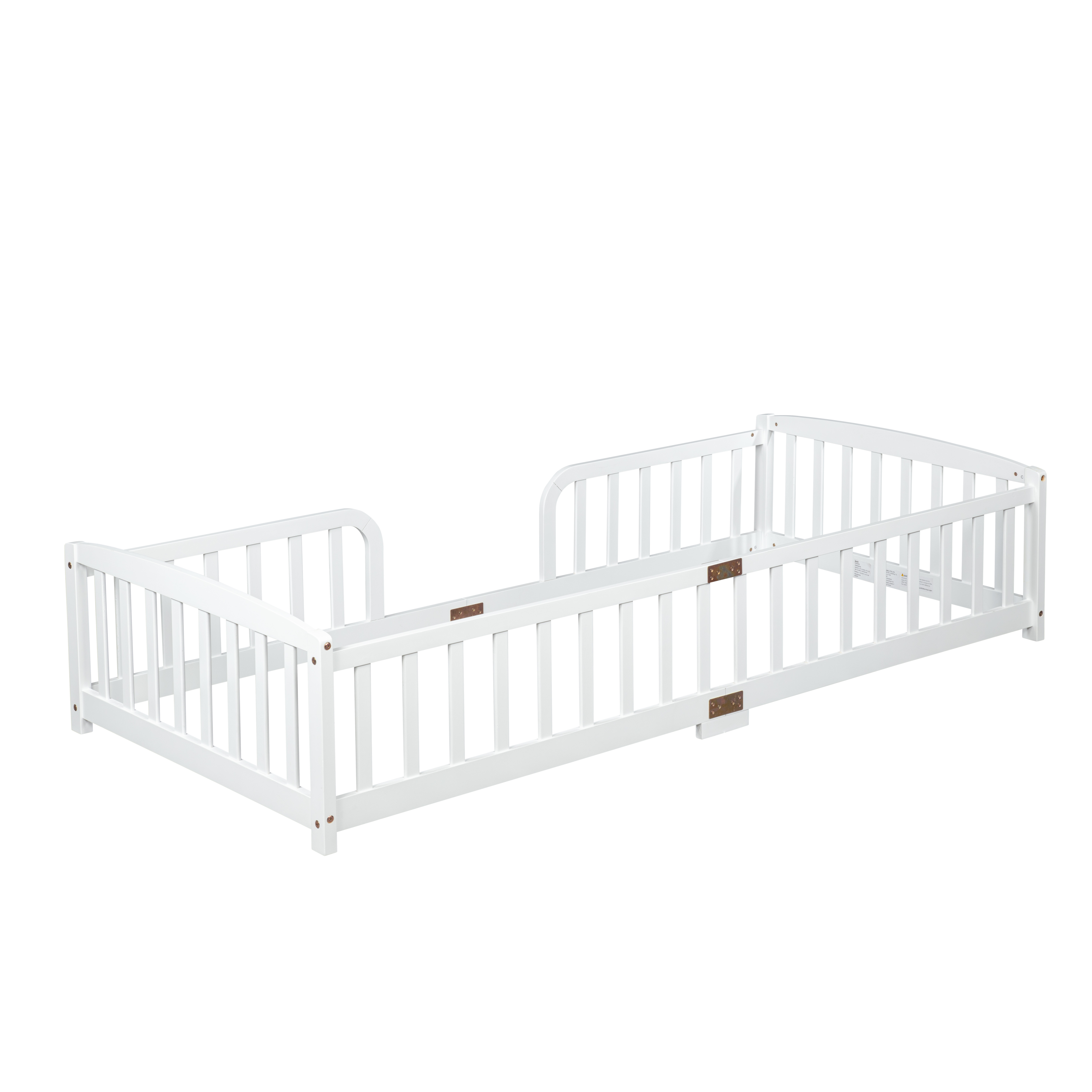 Lit au sol multifonction pour enfant, sert de lit, d'aire de jeu et d'espace d'apprentissage, barrière de sécurité, favorise l'autonomie, pour chambre compacte, design sécurisé, pour transition vers le lit indépendant - image 28