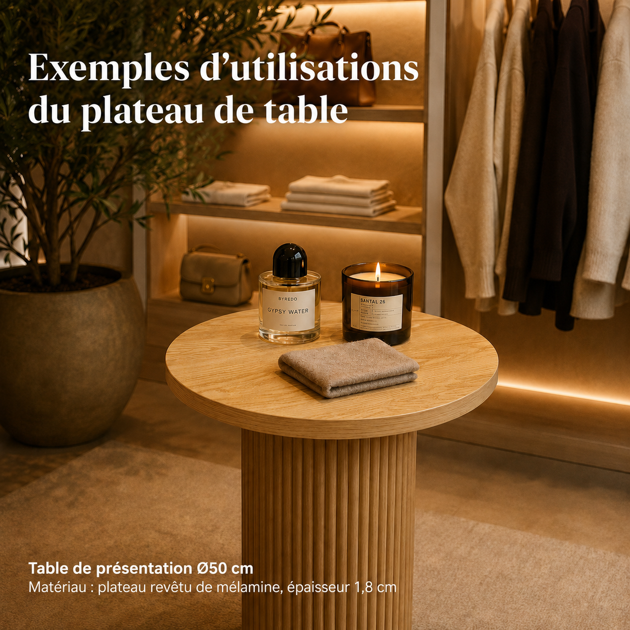 Présentation du table d'appoint