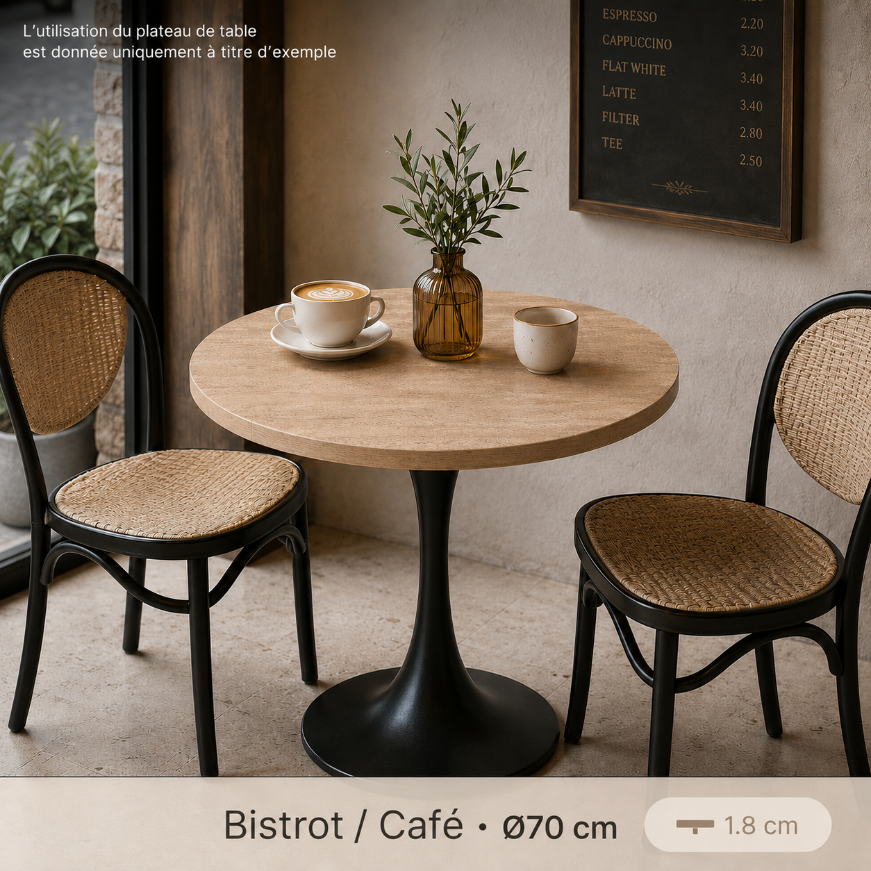 Présentation du table d'appoint