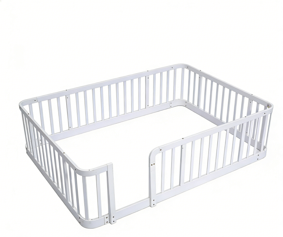Parc bébé modulaire 140×200 cm, barres écartement 7 cm conforme normes UE, connexions boulonnées stables, pour salon et chambre, crée espace de jeu sécurisé, extensible, sécurité maximale pour tout-petits - image 8