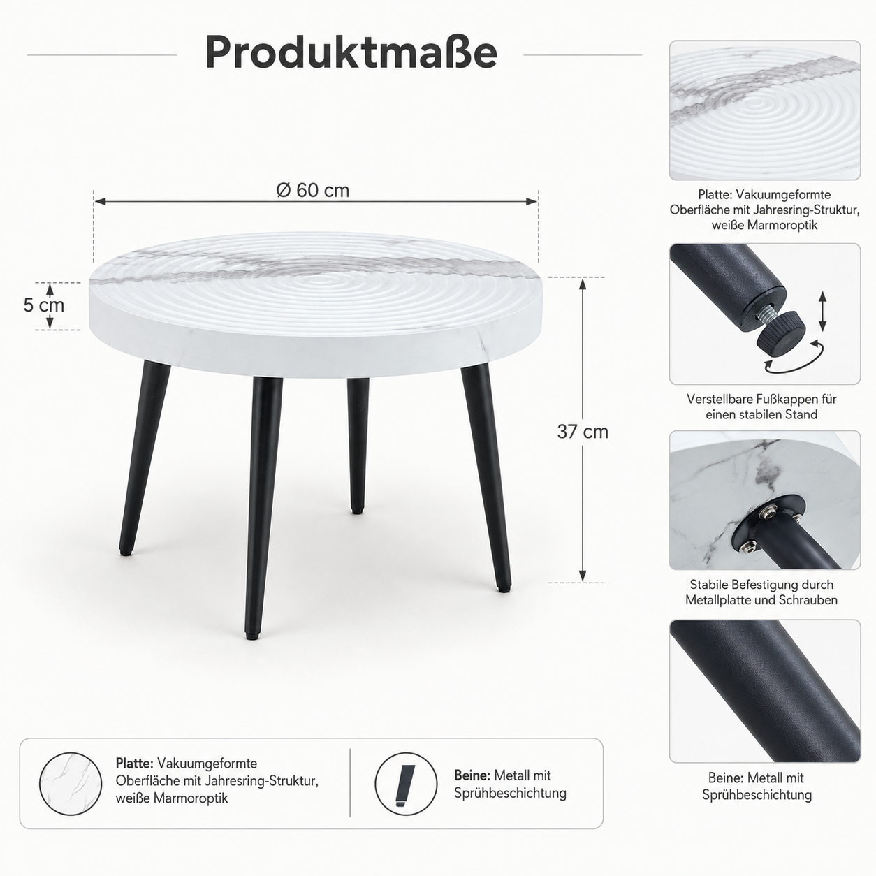 Présentation du table basse