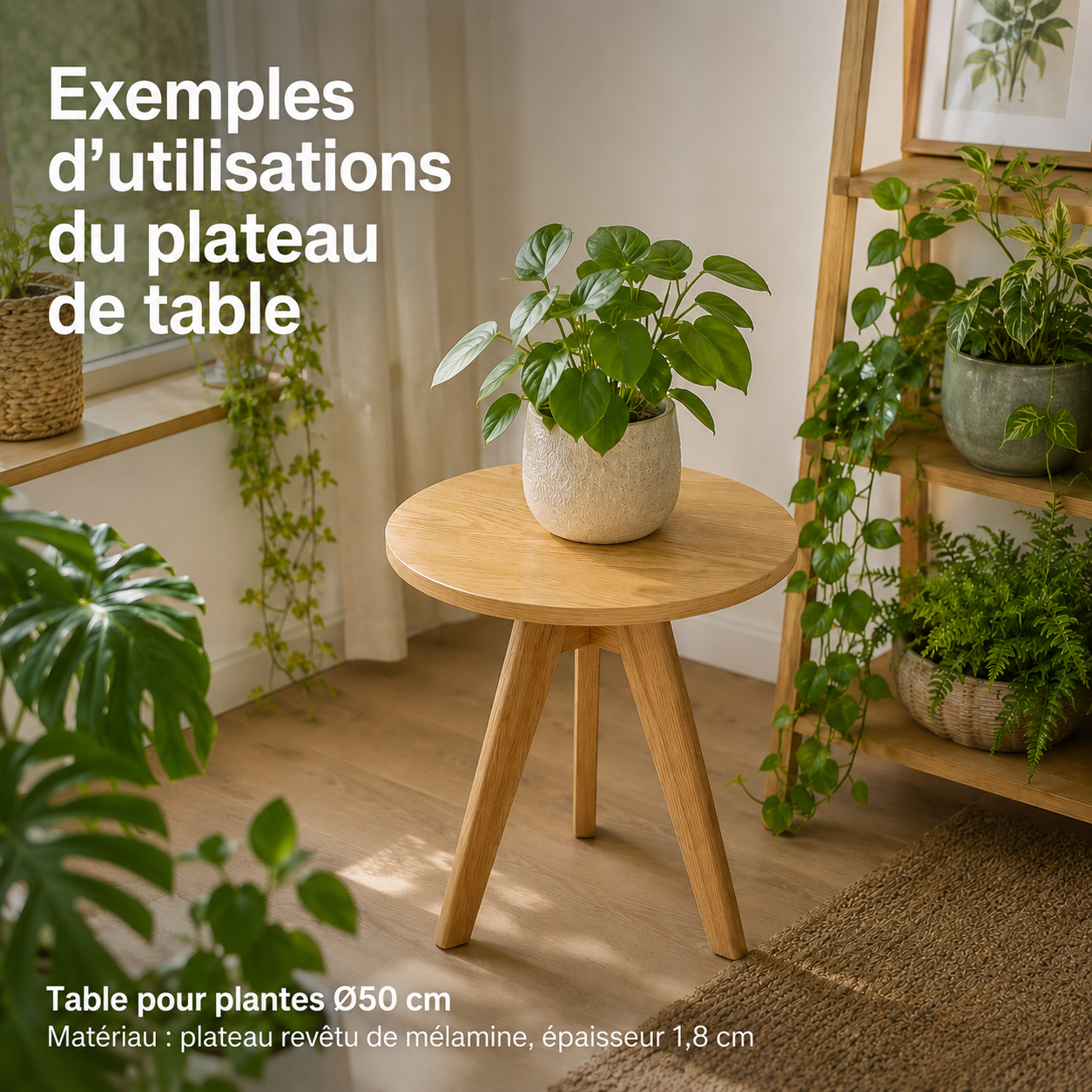 Présentation du table d'appoint