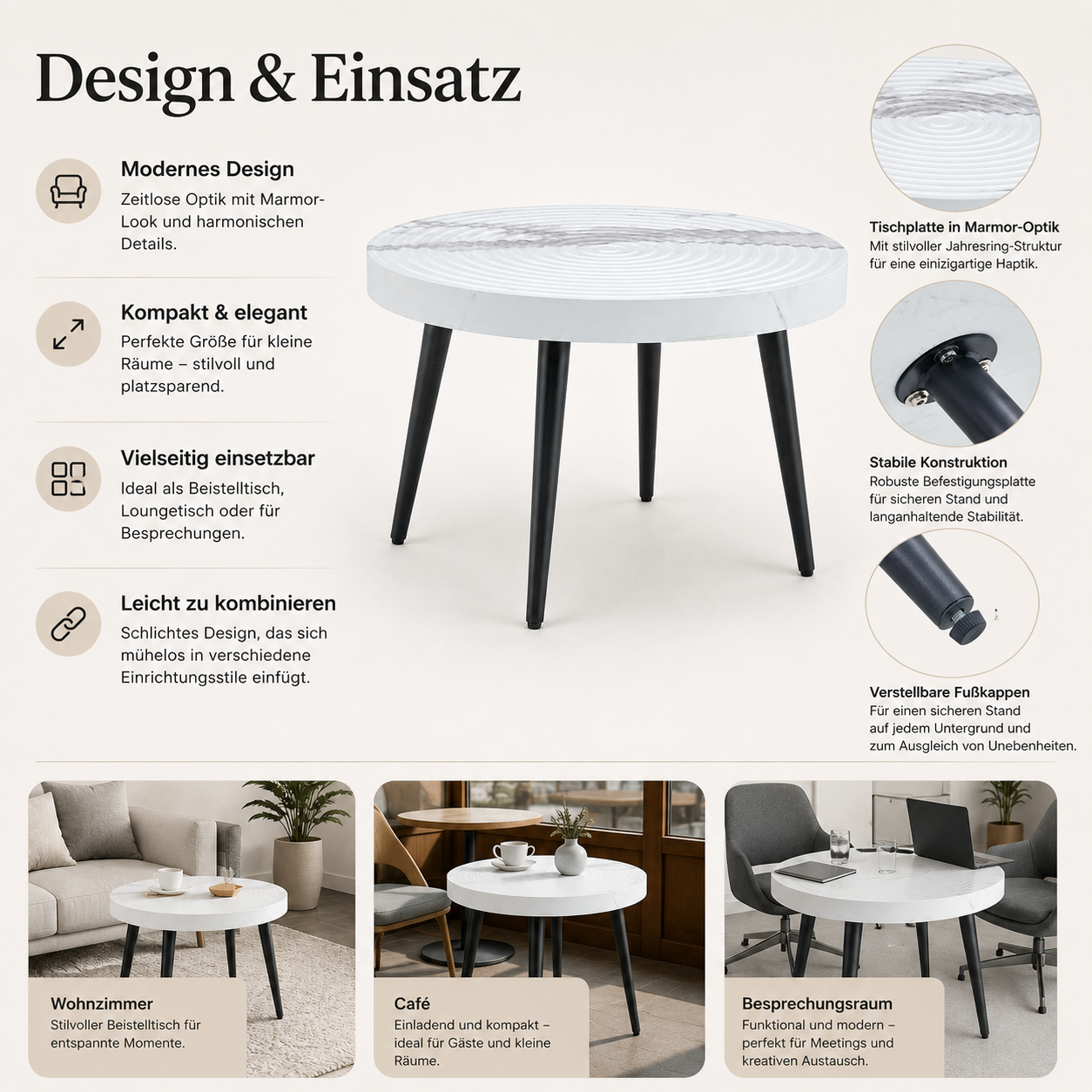 Présentation du table basse