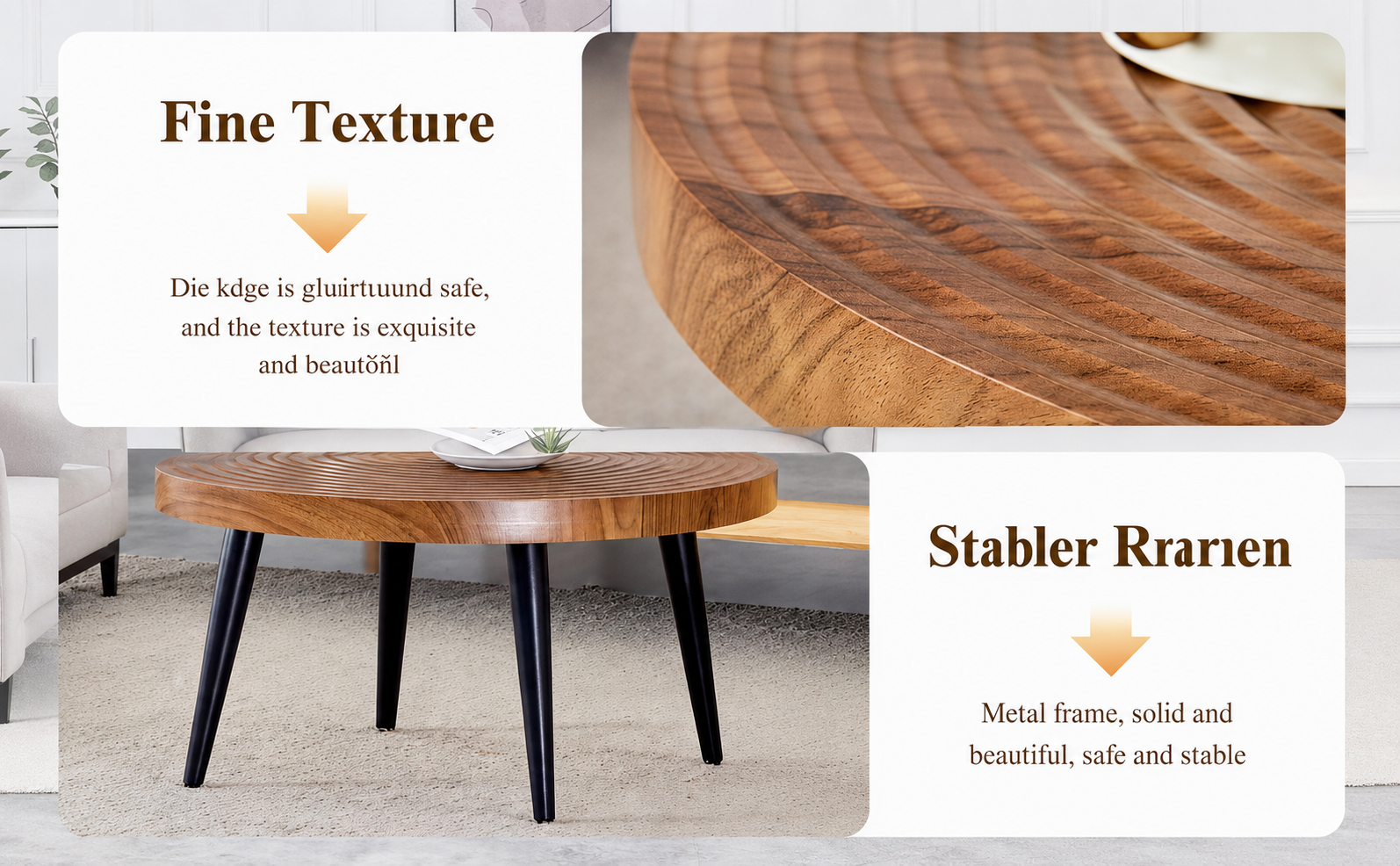 Présentation du table basse