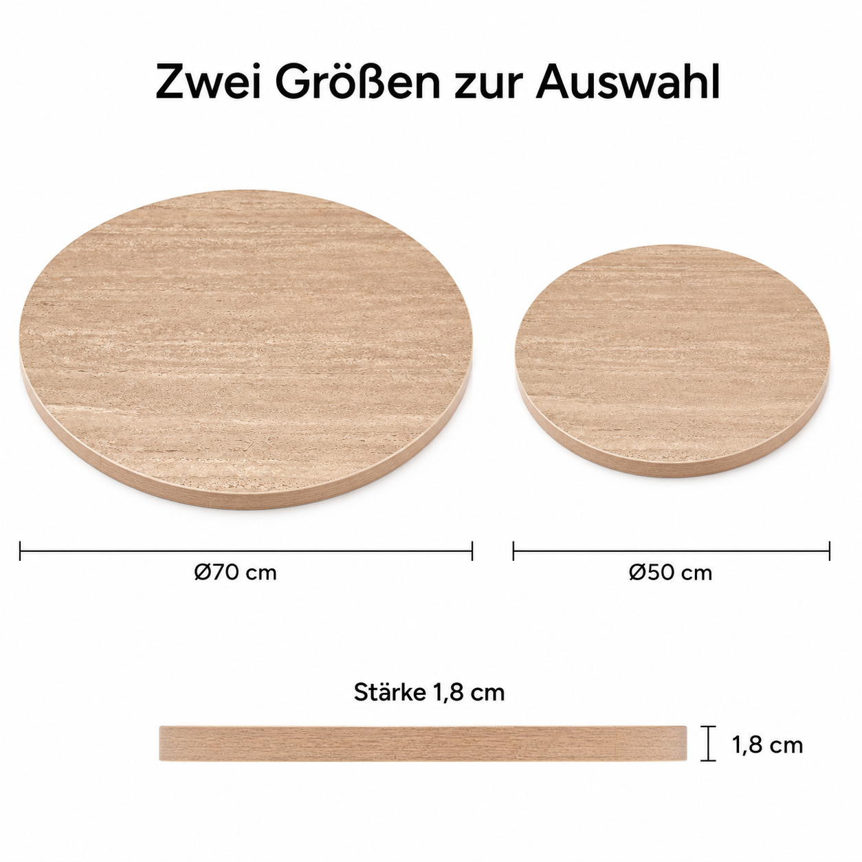 Dimensions du table d'appoint