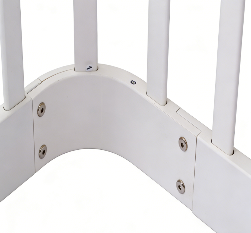 Parc bébé modulaire 140×200 cm, barres écartement 7 cm conforme normes UE, connexions boulonnées stables, pour salon et chambre, crée espace de jeu sécurisé, extensible, sécurité maximale pour tout-petits - image 19