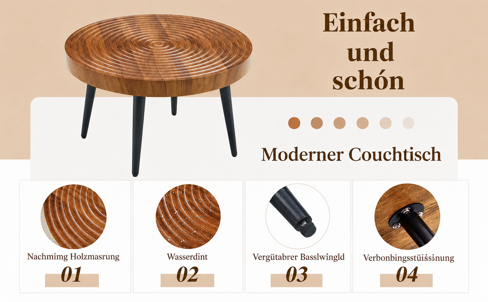 Présentation du table basse