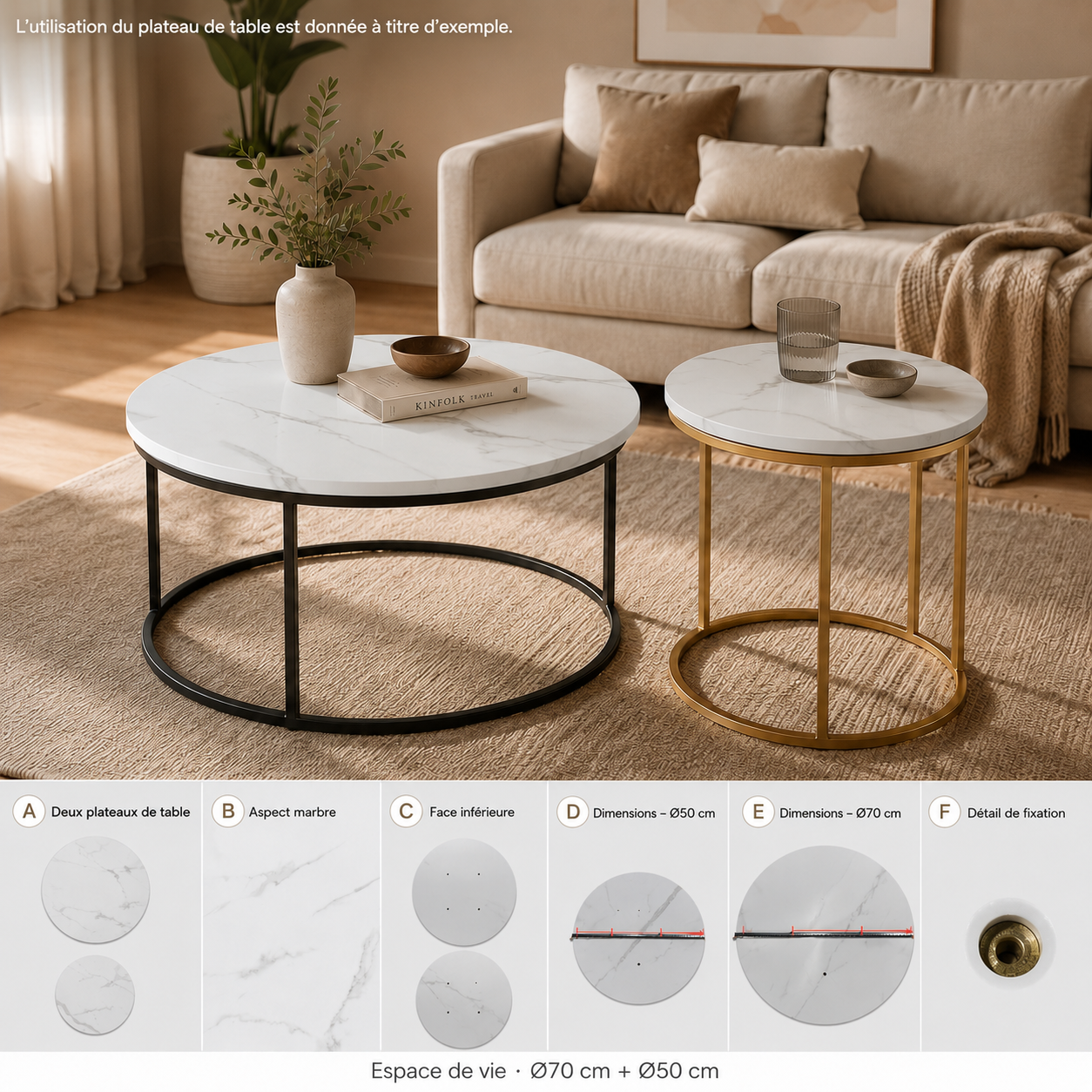 Présentation du table d'appoint