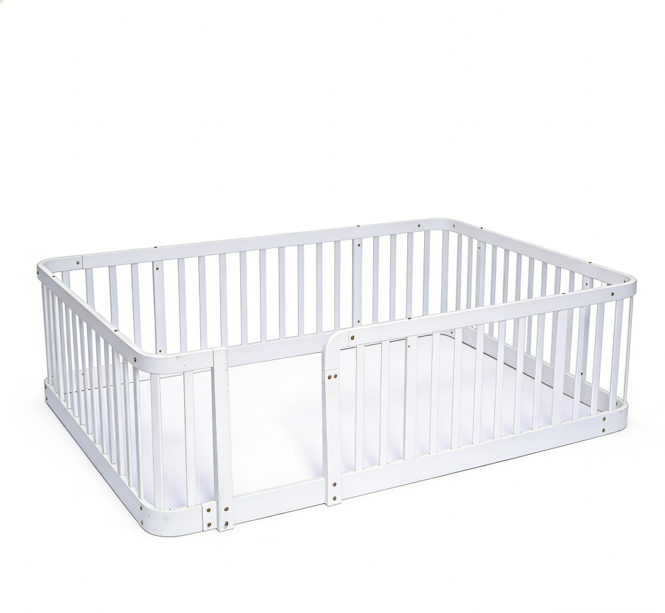 Parc bébé modulaire 140×200 cm, barres écartement 7 cm conforme normes UE, connexions boulonnées stables, pour salon et chambre, crée espace de jeu sécurisé, extensible, sécurité maximale pour tout-petits - image 10