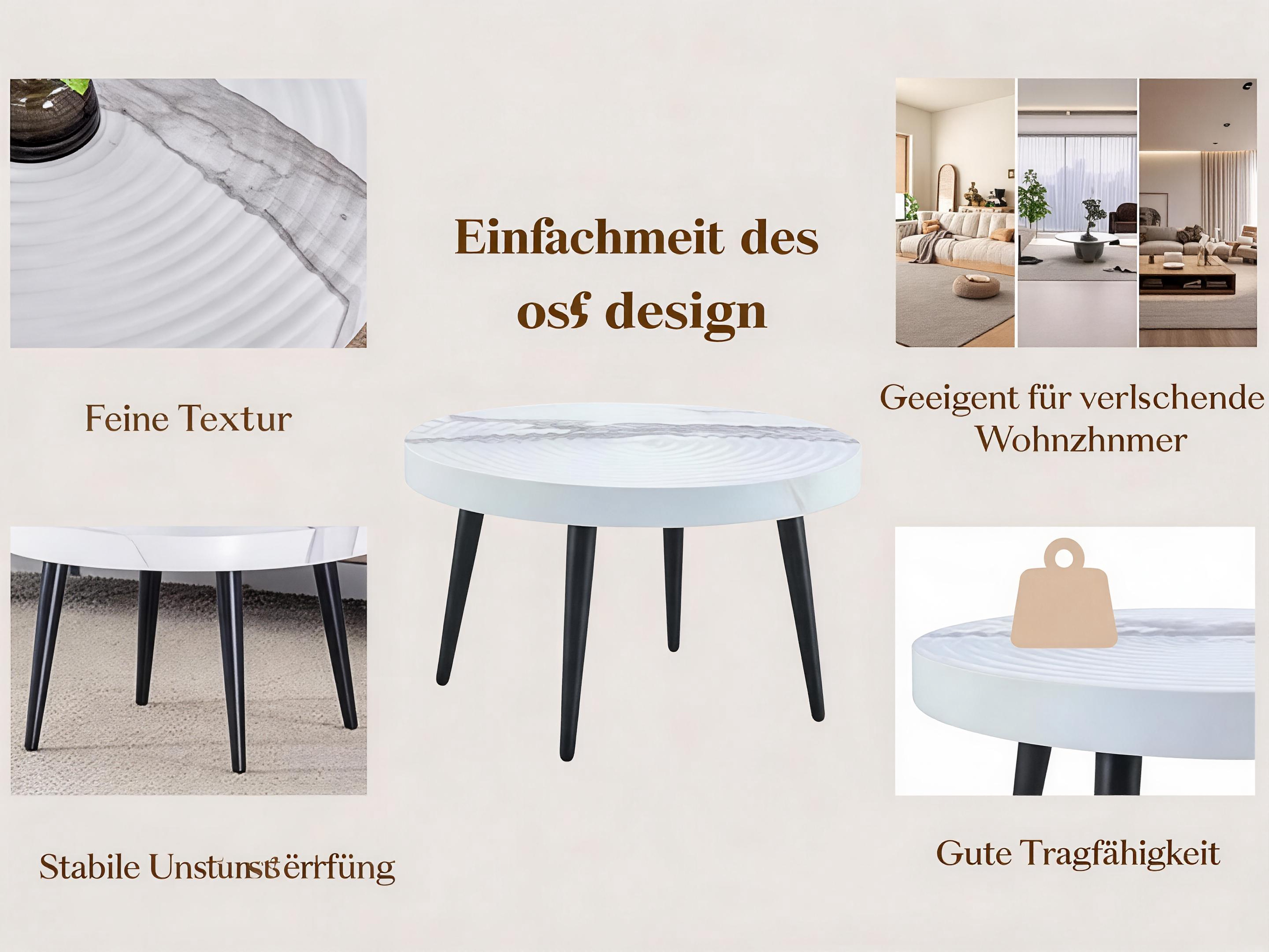 Détail du table basse