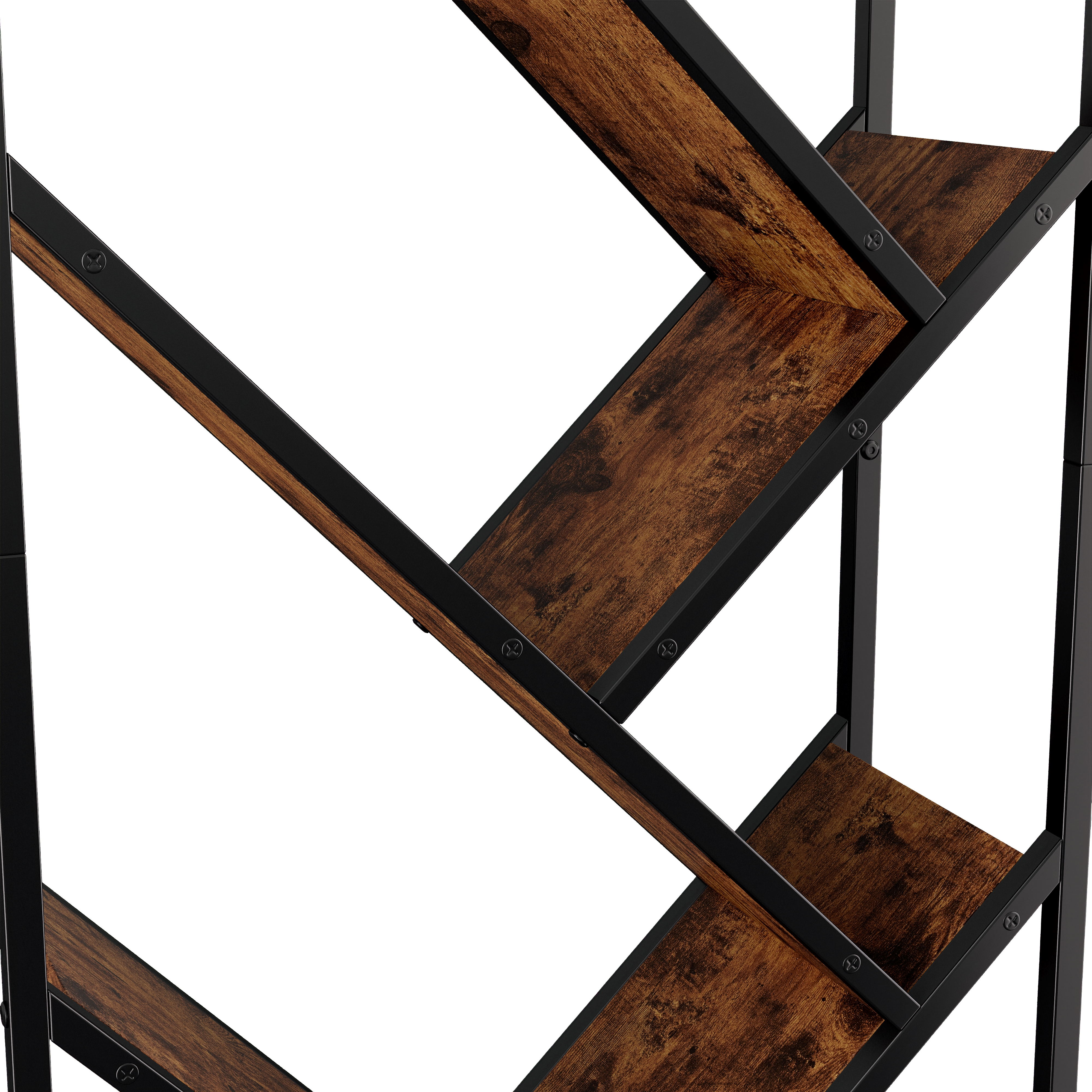 Bibliothèque, 80 x 35 x 160 cm, MDF, noir - vue 5