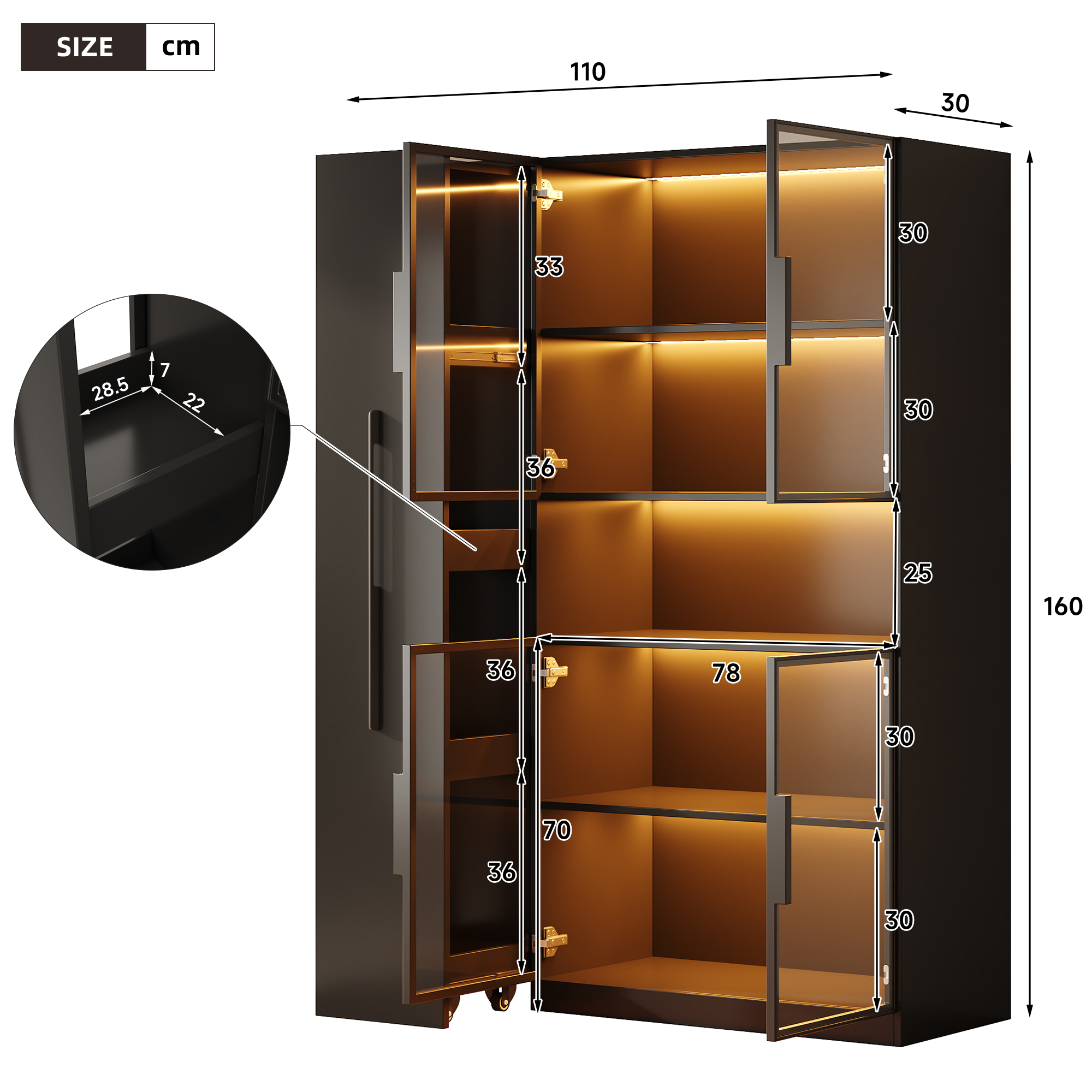 Dimensions compactes