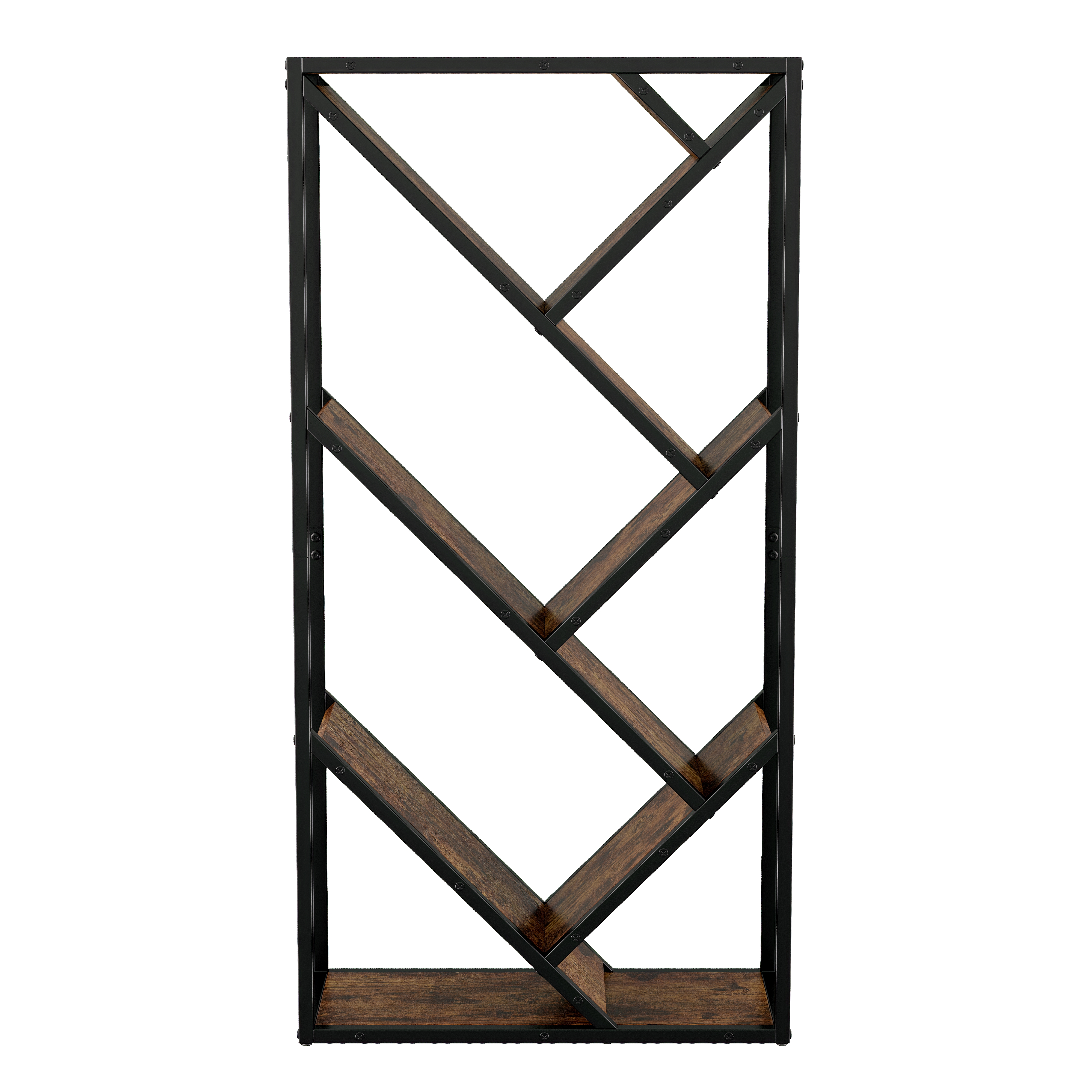 Bibliothèque, 80 x 35 x 160 cm, MDF, noir - vue 4