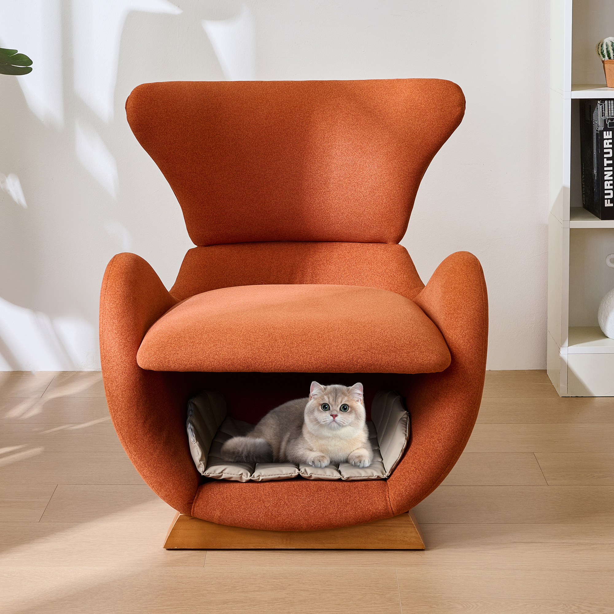 Designer-Loungesessel im Walhai-Look – haustierfre