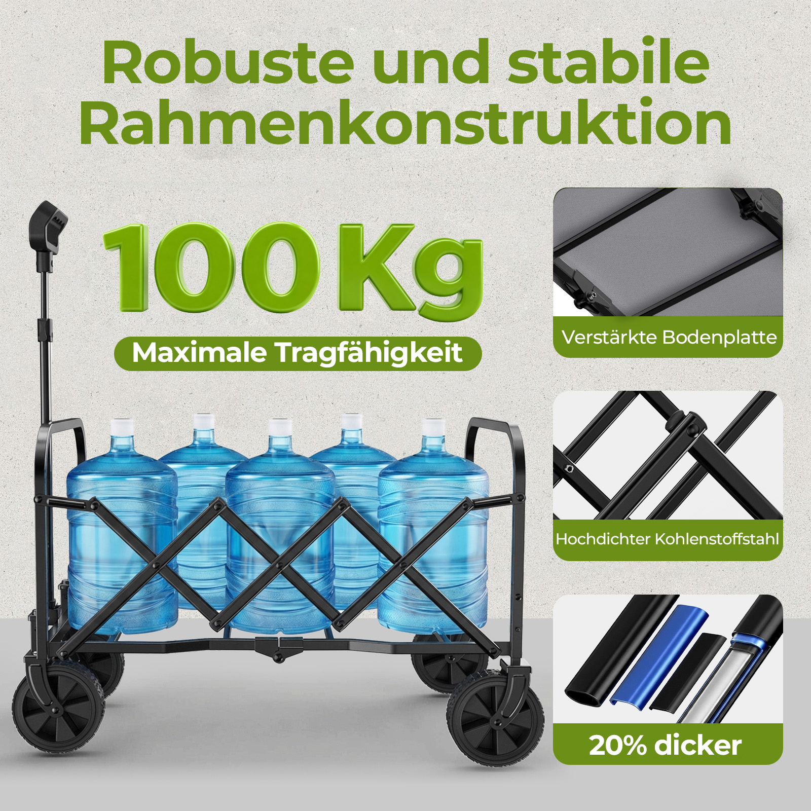 Pliable ultra‑compact, gain 80 % place, roues amovibles