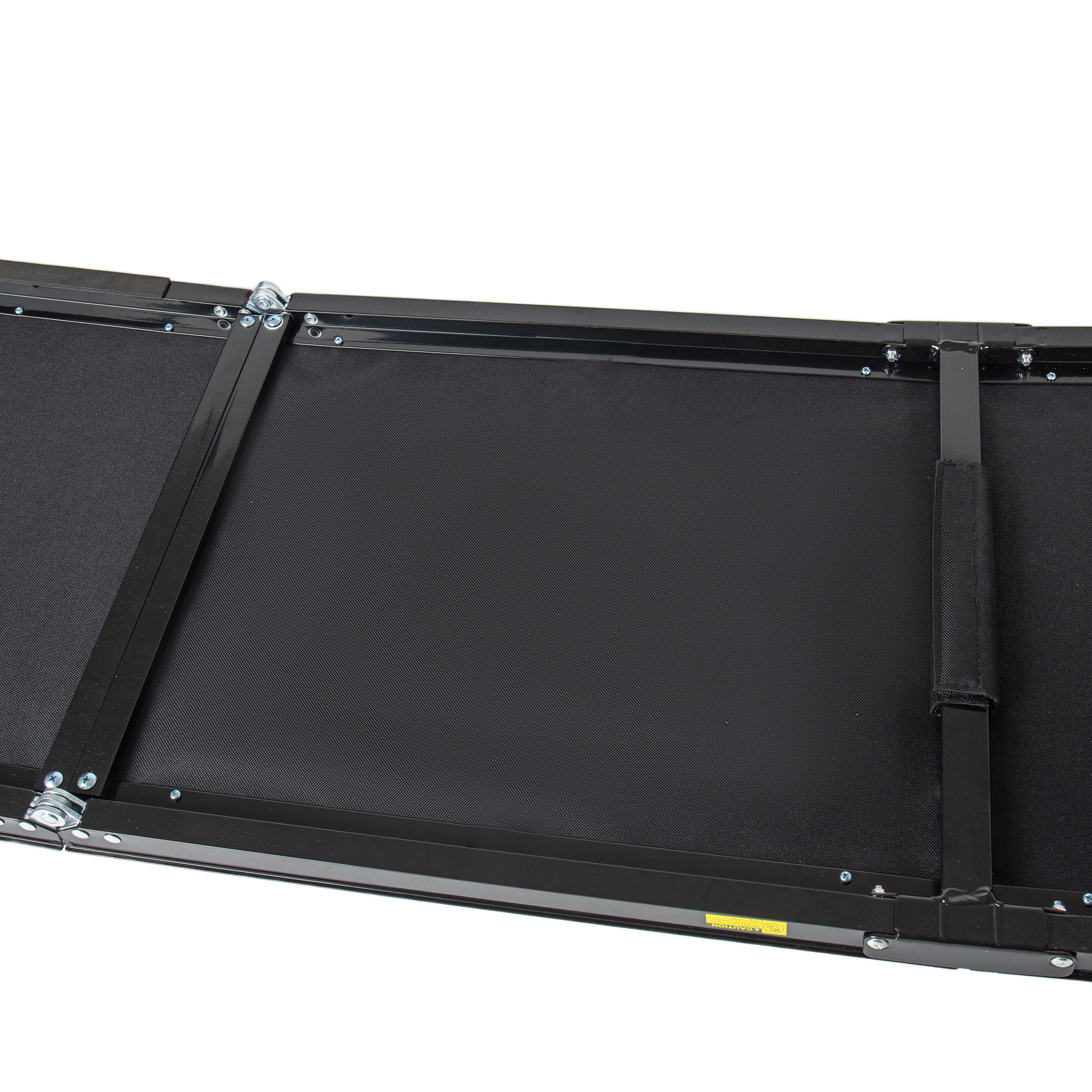 Structure aluminium pliable vue dessous