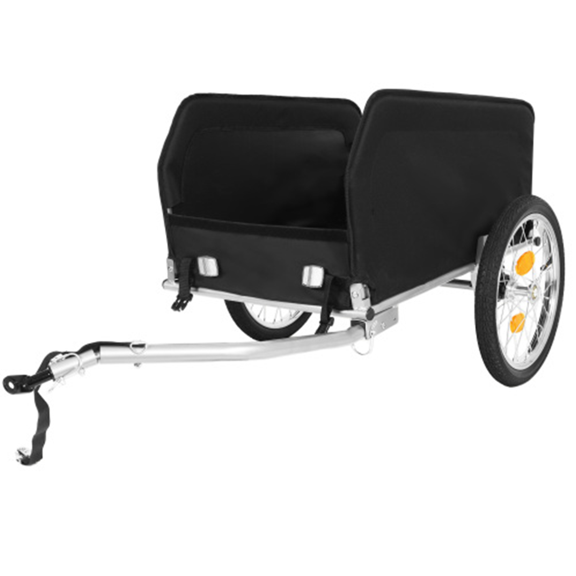 Remorque de vélo pliable vue générale
