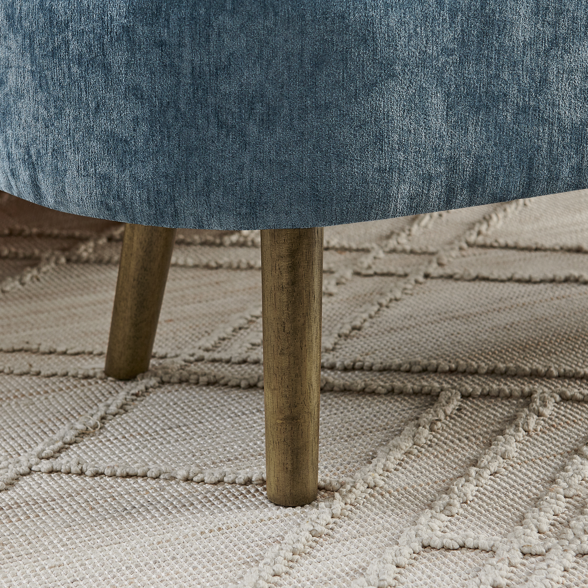 Banc de rangement multifonction en tissu chenille - image 14