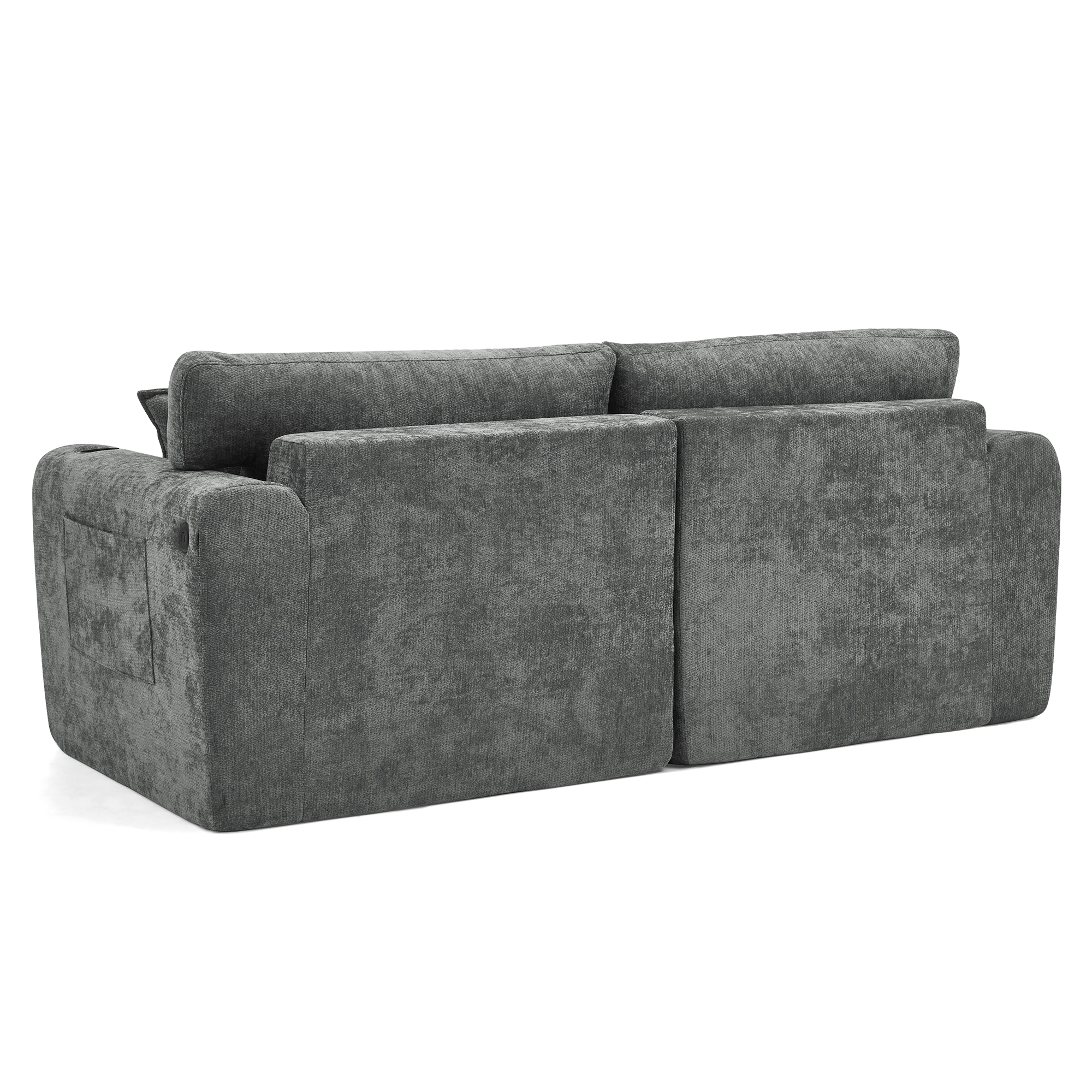 2-Sitzer-Relaxsofa für kleine Räume,aus weichem Ch