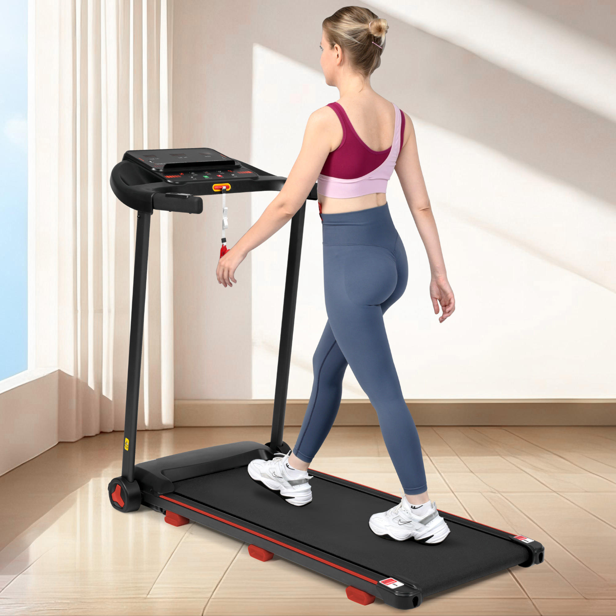 Console LED, mesure fréquence cardiaque, 12 programmes