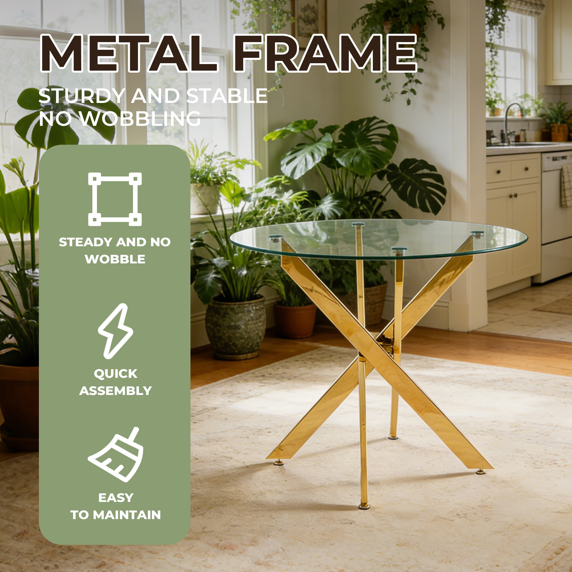 Détail du table à manger