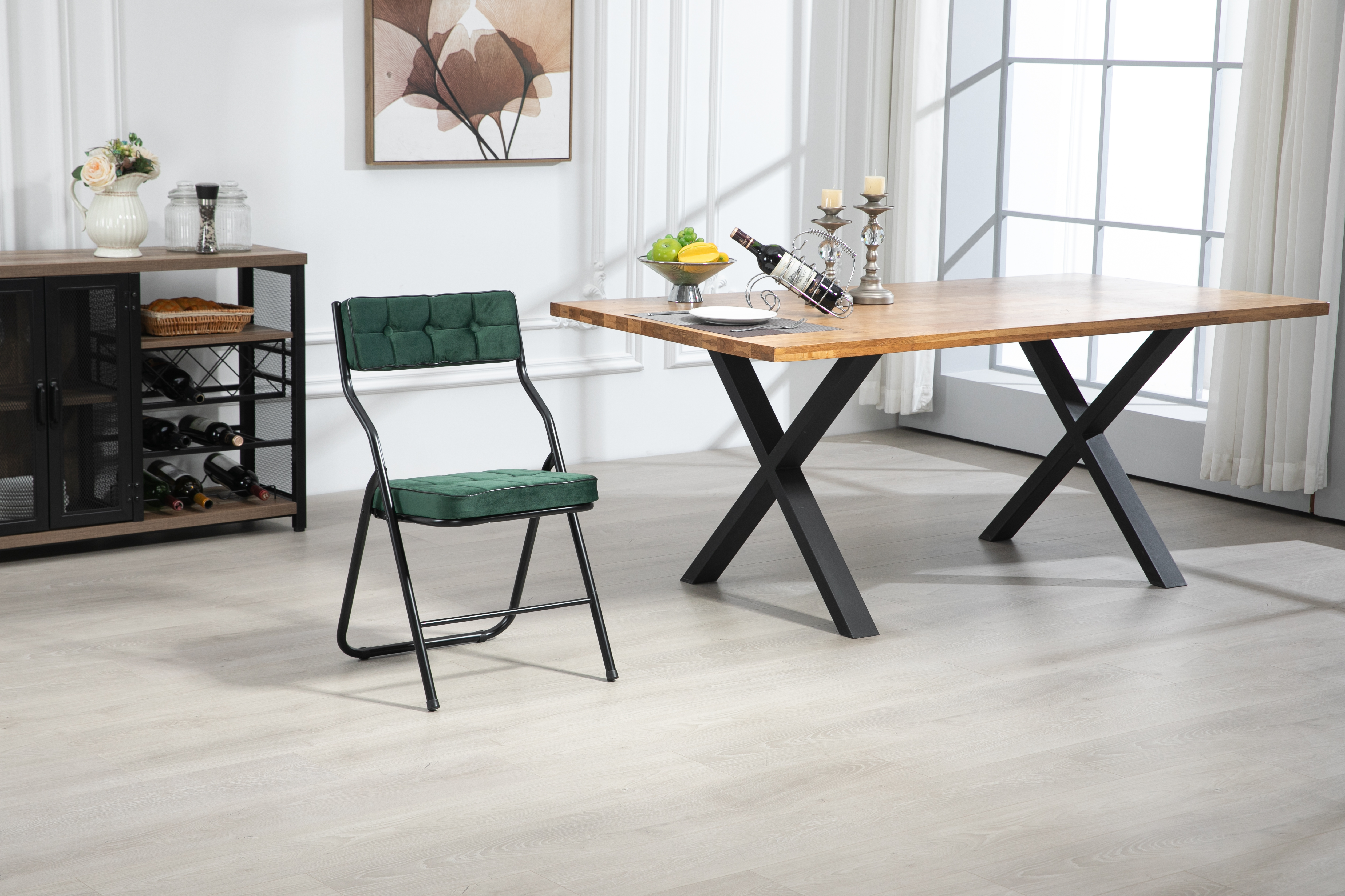 Détail du chaise de salle à manger