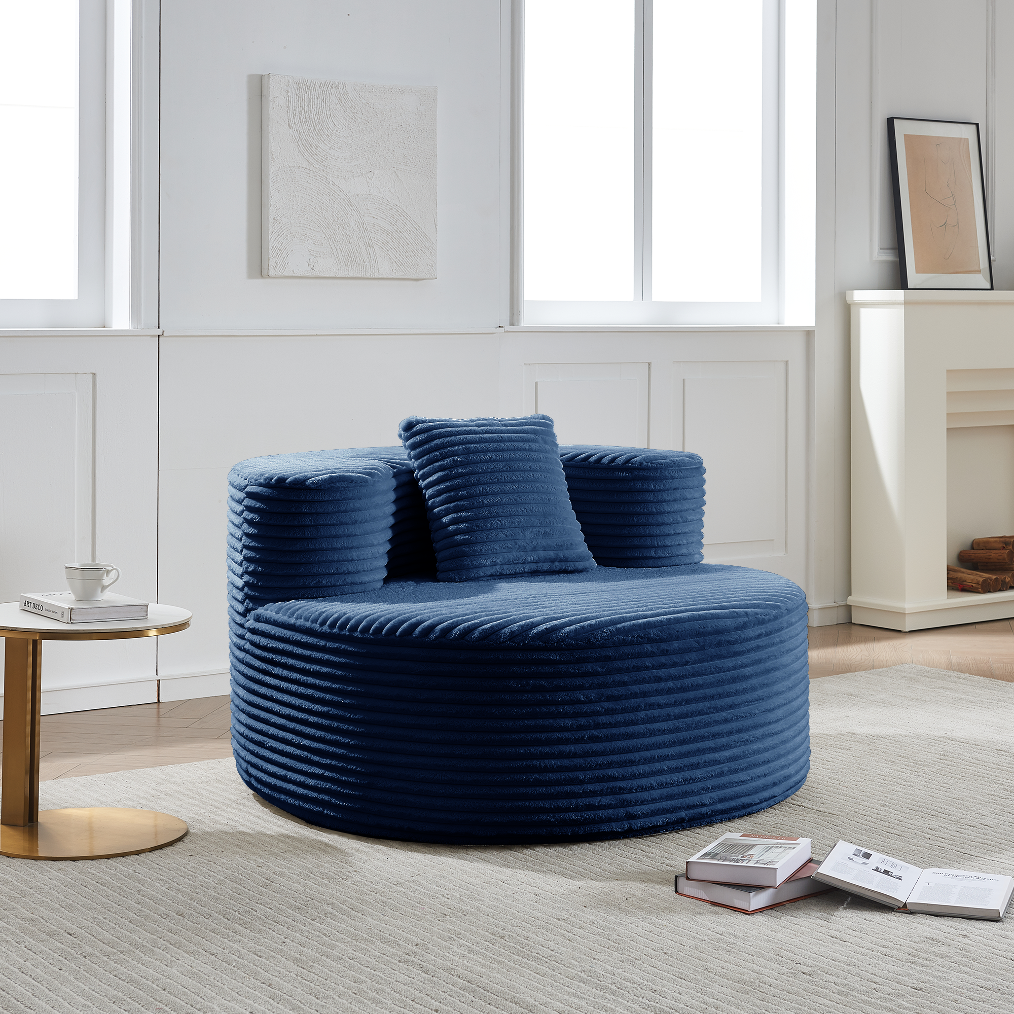 Plüsch Kordstoff Cloud Couch Sitzsack für Erwachse