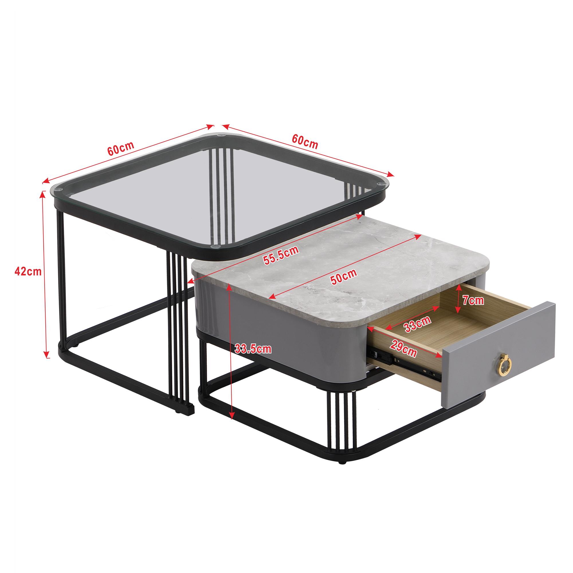 Dimensions du table basse