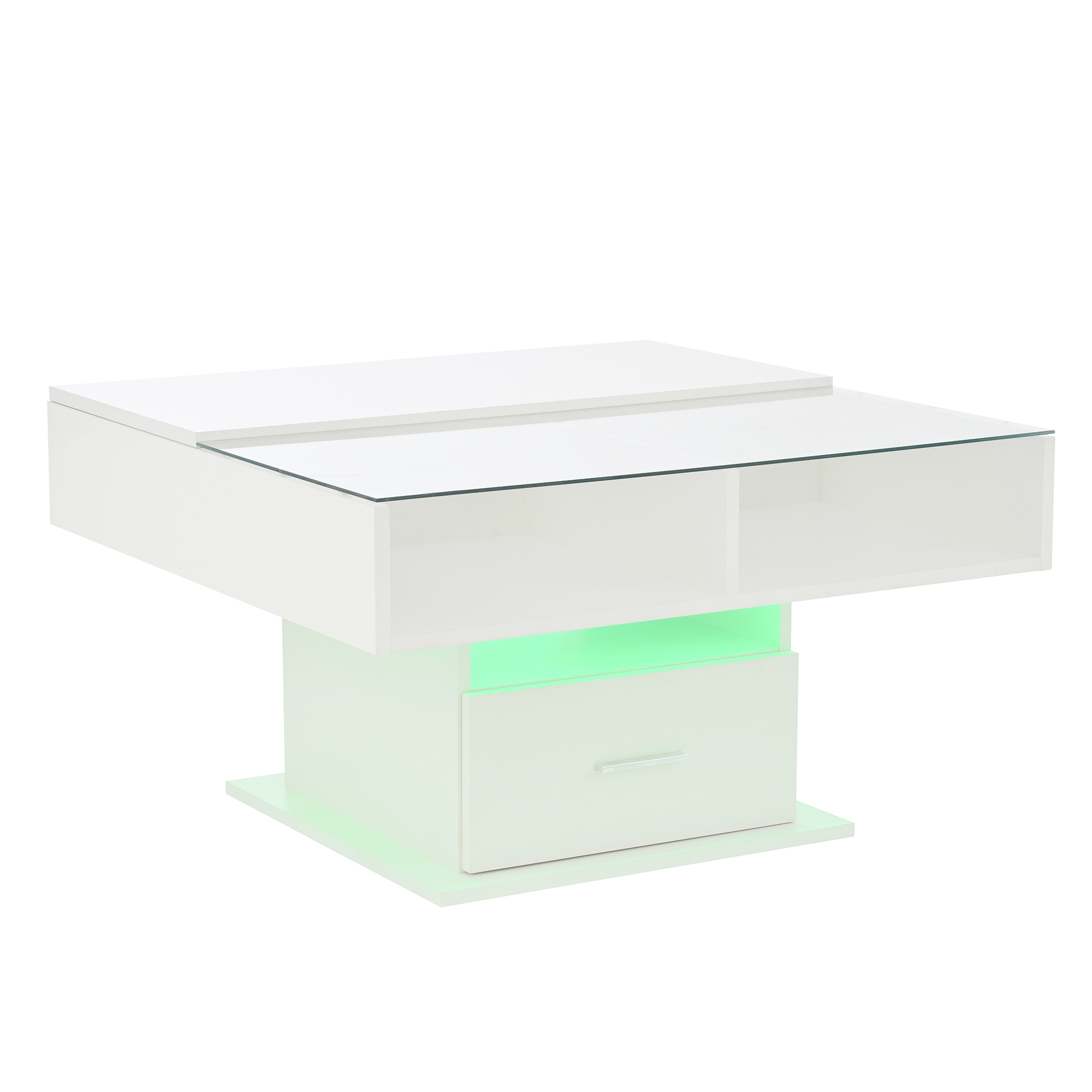 Plateau en verre détail