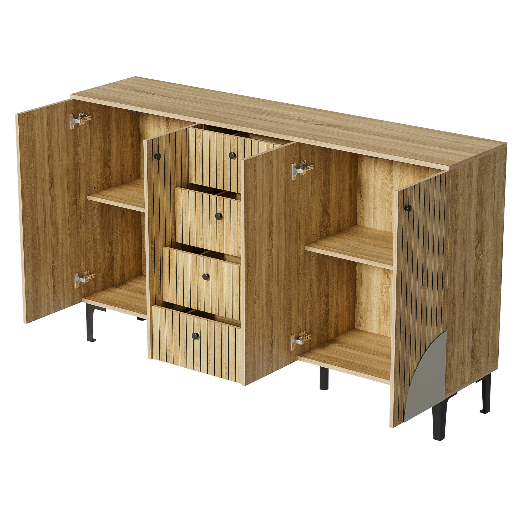 Table de console dans le couloir