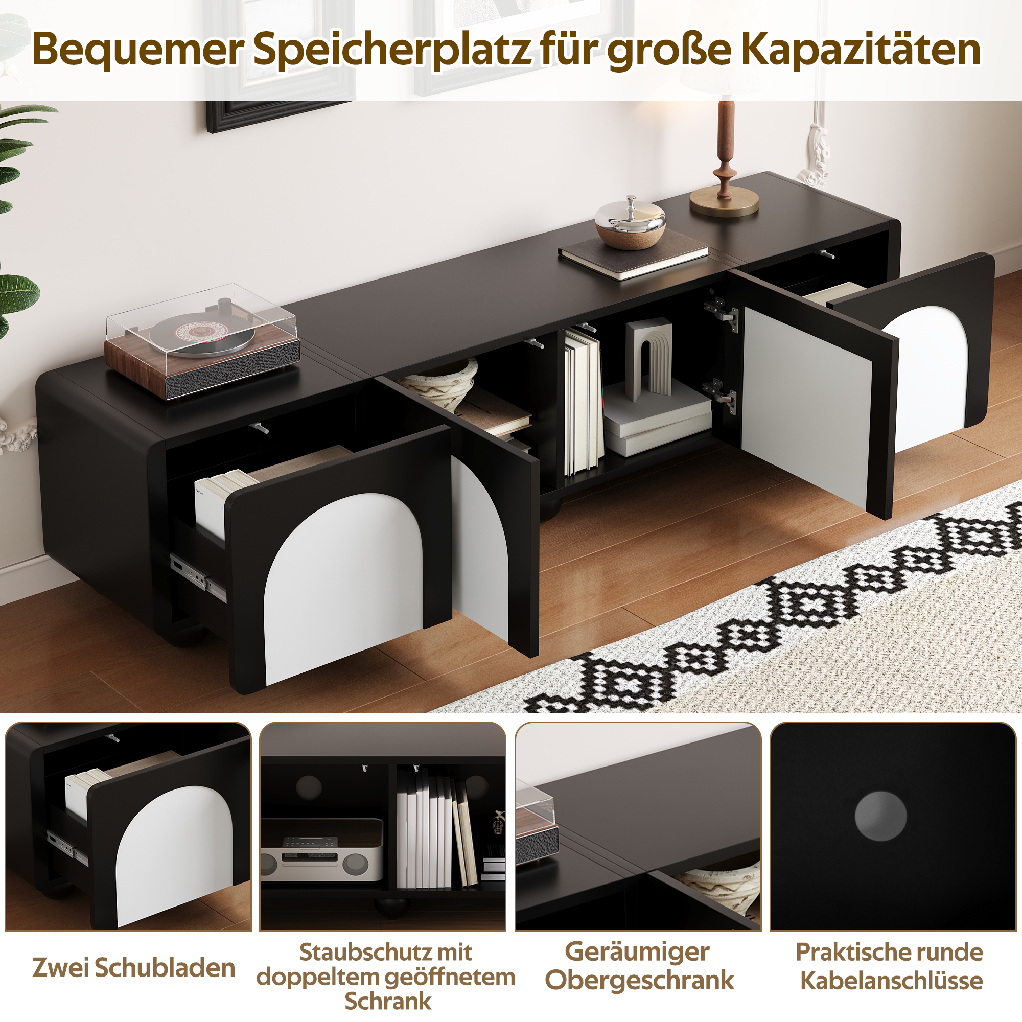 Espace intérieur pour appareils