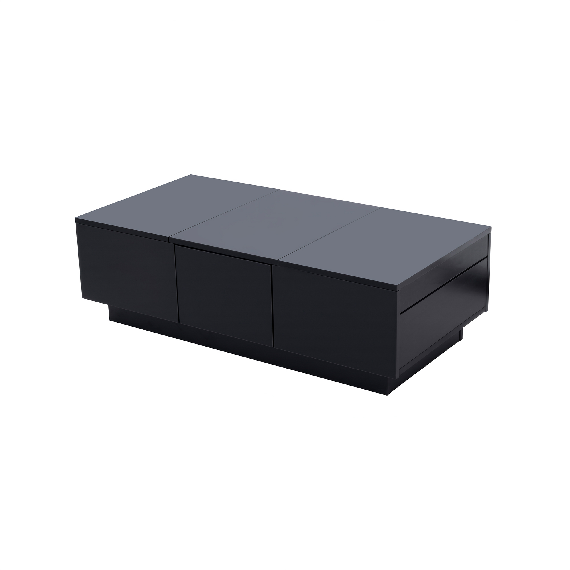 tiroirs coulissants astucieux libèrent la surface de la table