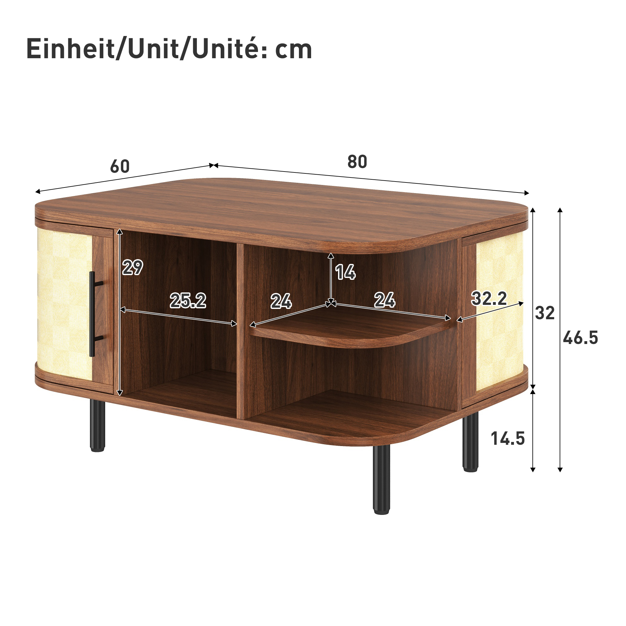 Dimensions du table basse