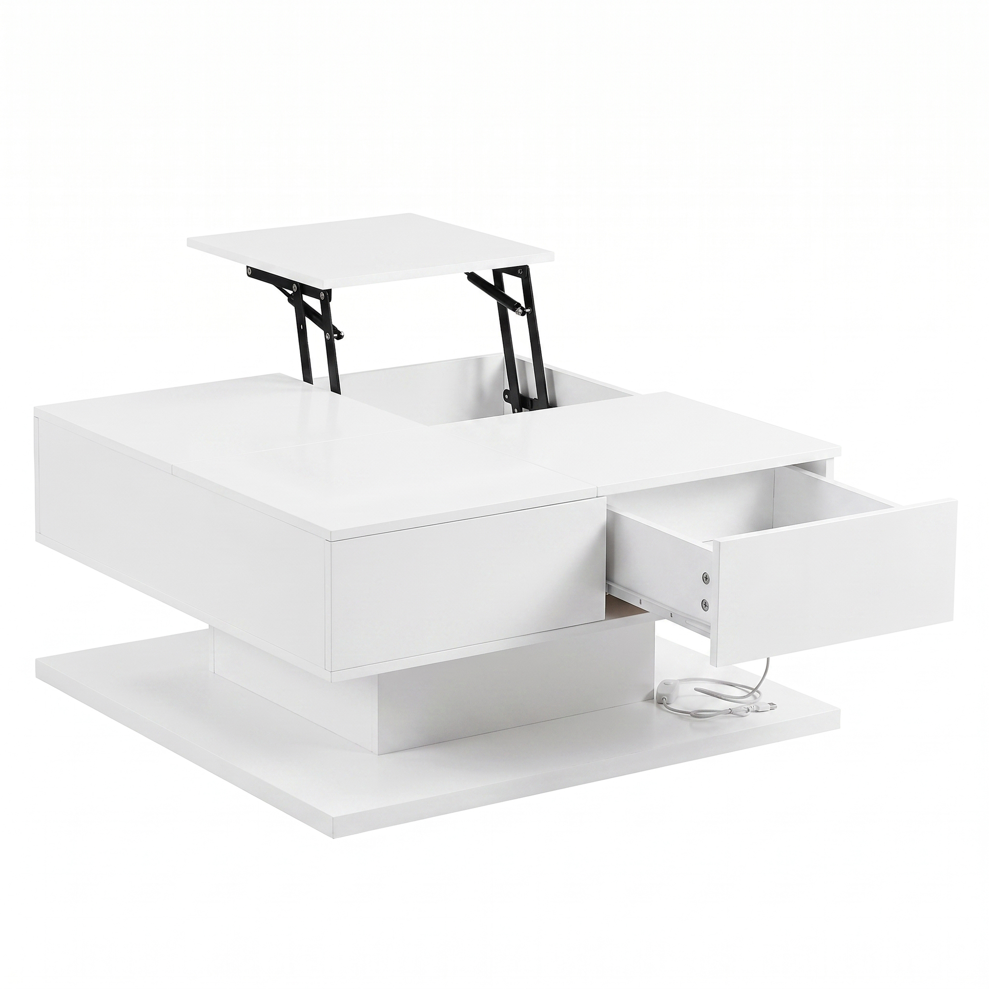 Image 19 – Table basse blanc