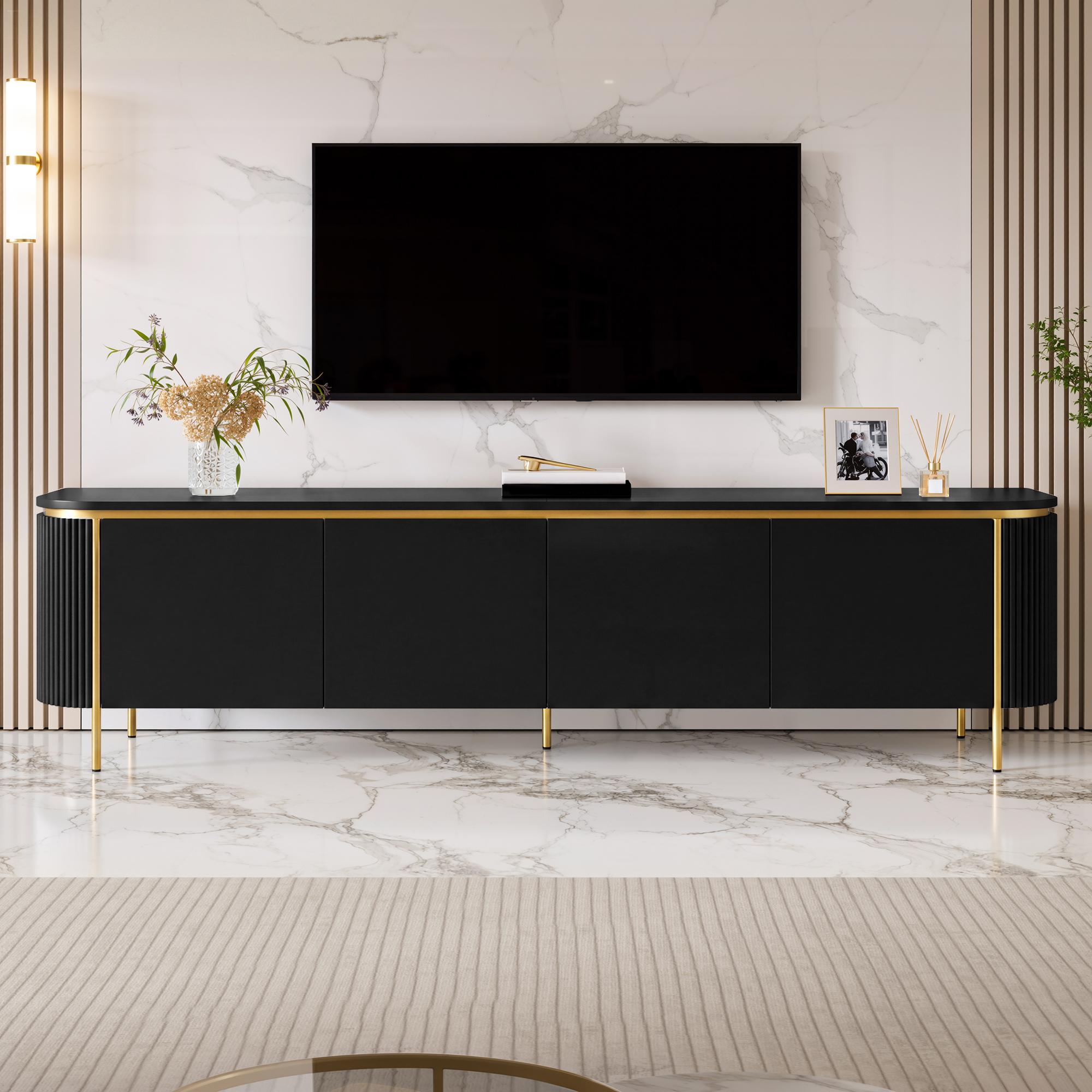 Meuble TV 180 cm design contemporain