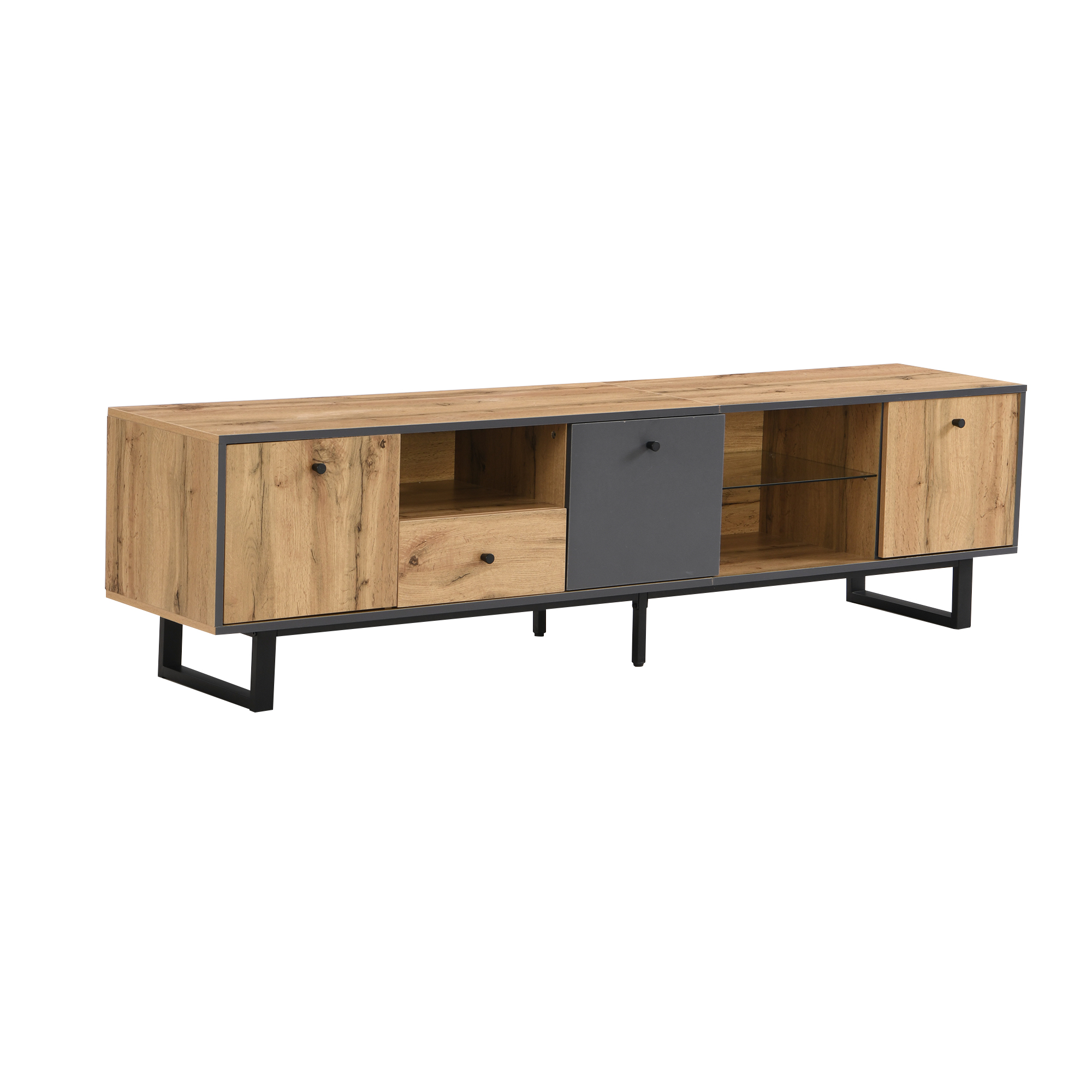 vue latérale du meuble TV