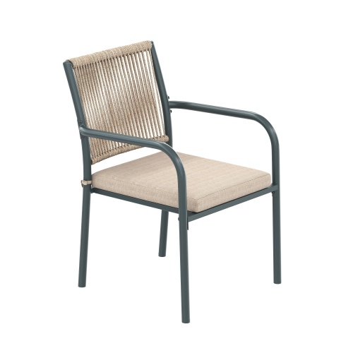 Coussins d'assise inclus - couleur gris