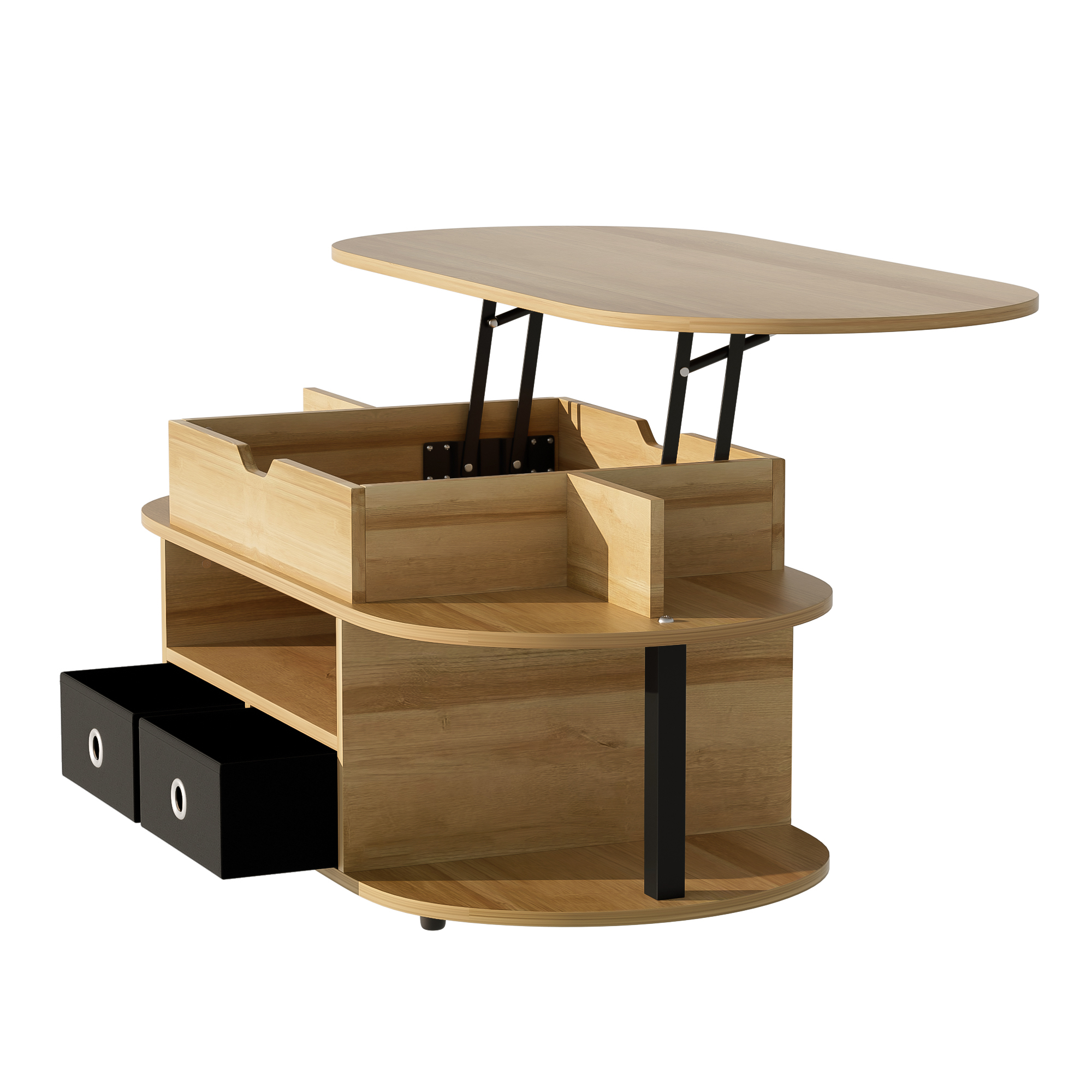 produit fini table basse relevable multifonction