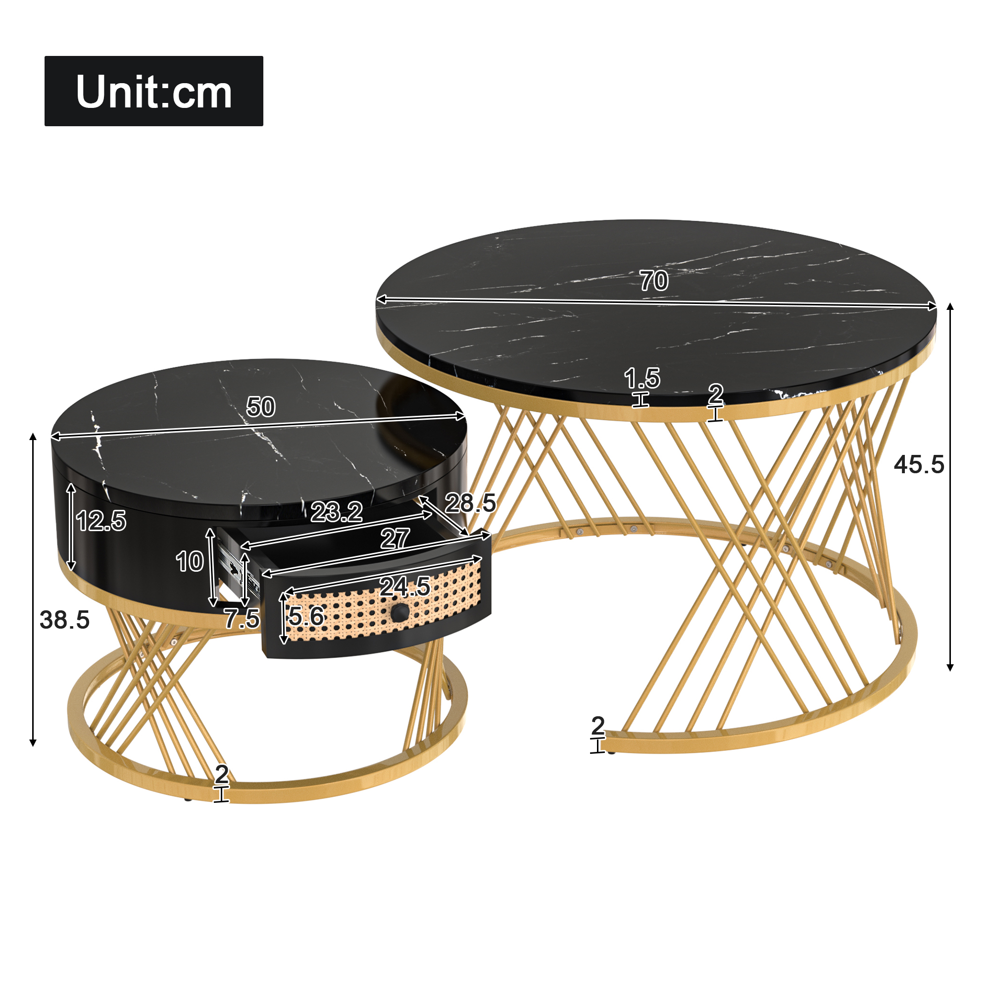 Dimensions du table basse