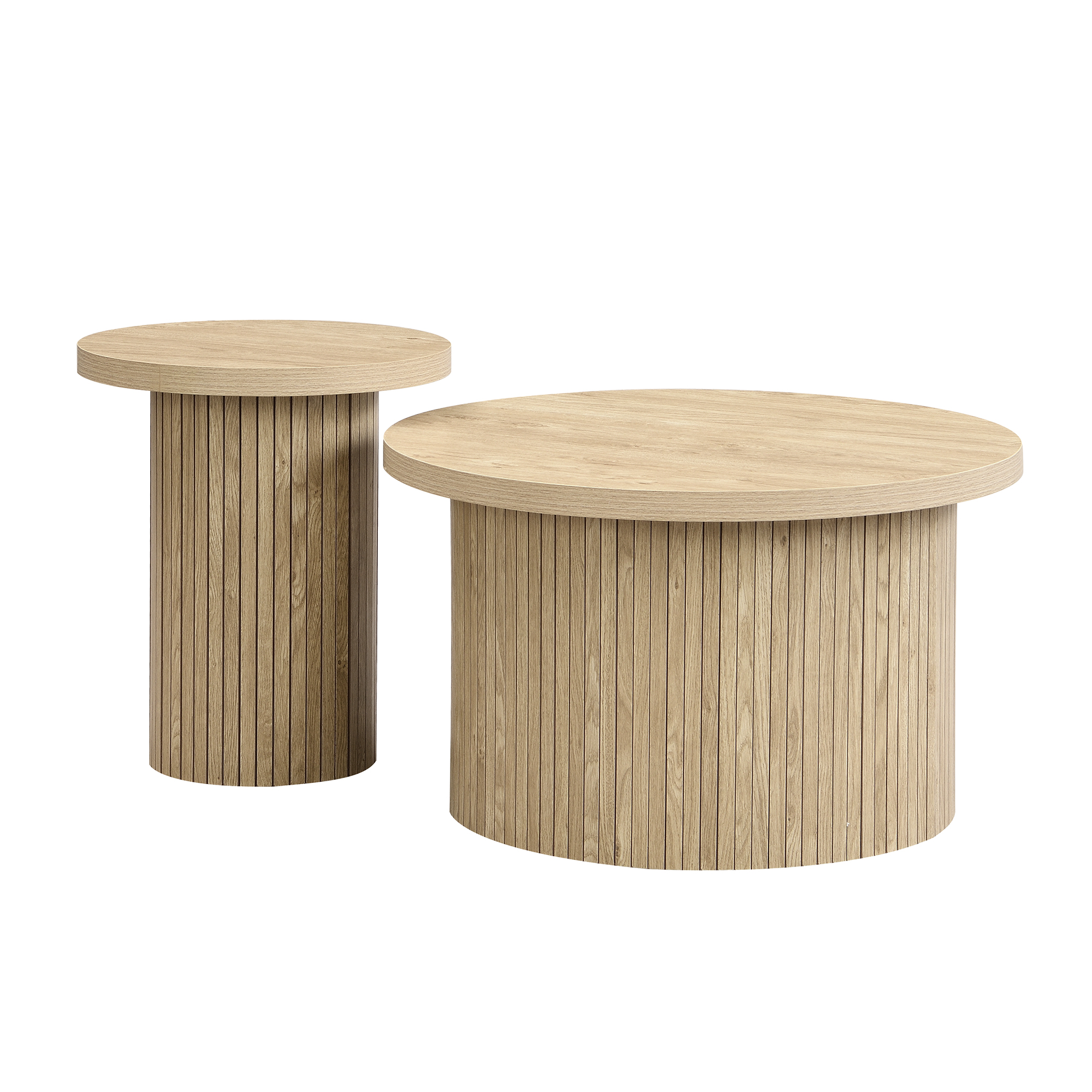 grande table : Ø66 cm × H40 cm