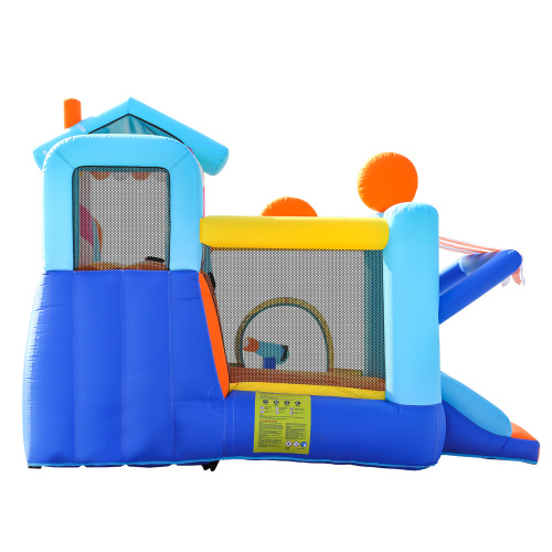 Château gonflable avec souffleur, parc aquatique multifonctionnel + parc de trampolines pour