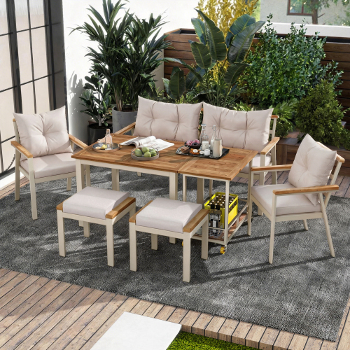 Mobilier extérieur en bois d’acacia