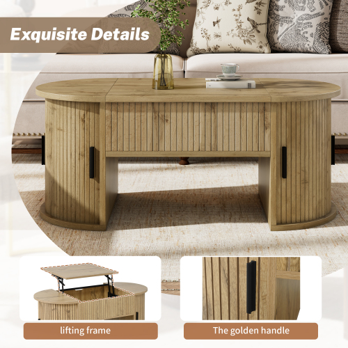 Design ovale moderne et rétro