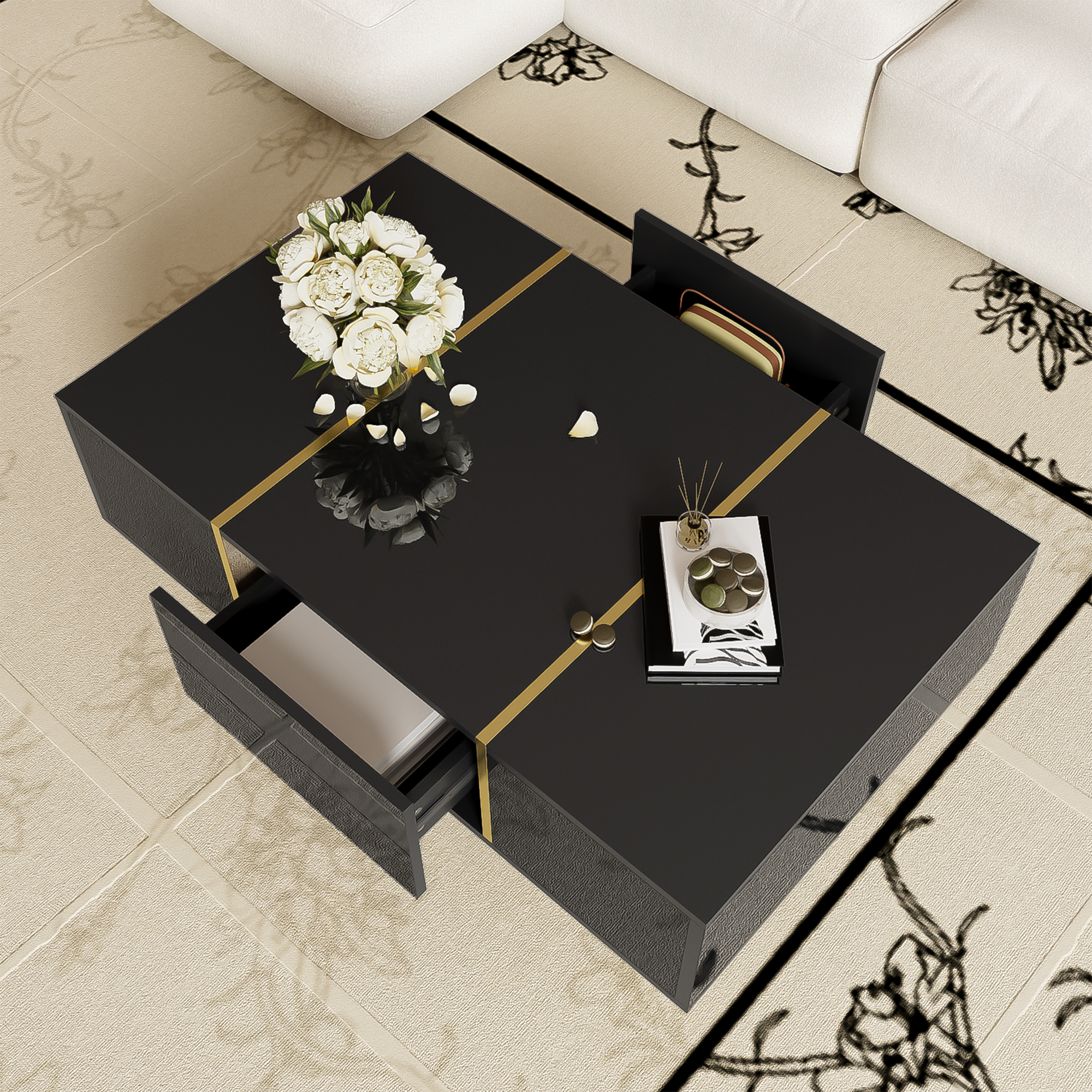 Détail du table basse