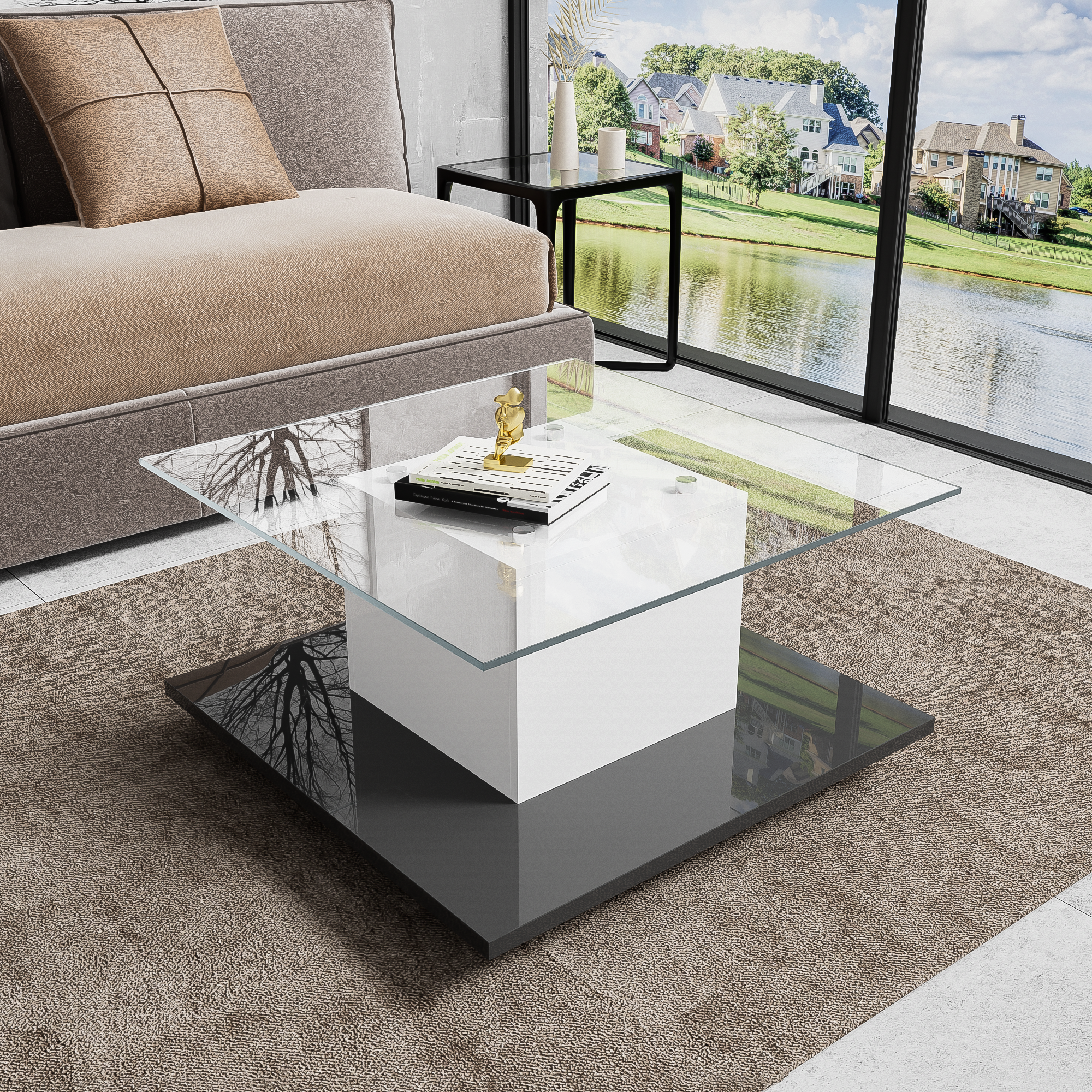 surface lisse et durable en verre trempé
