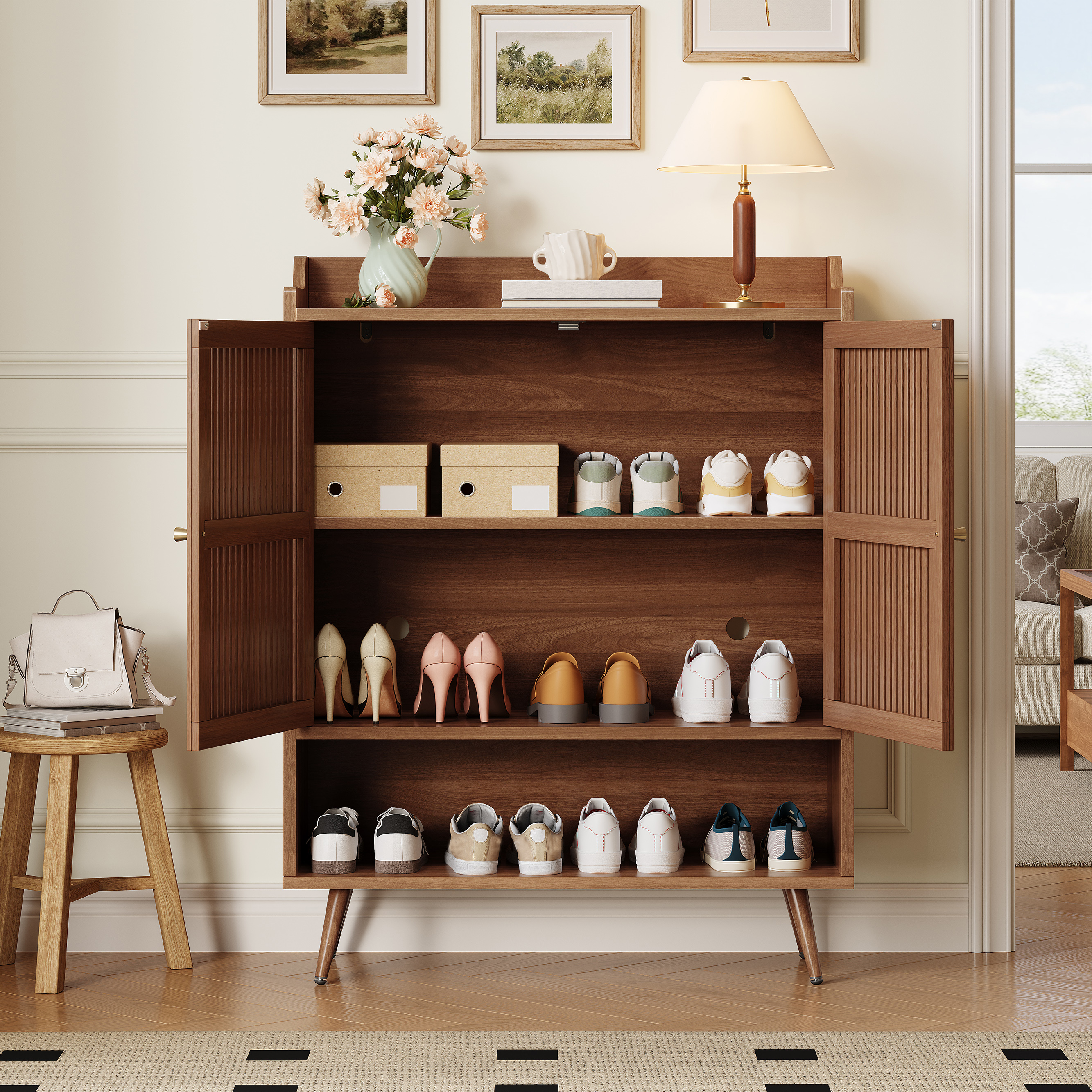 Présentation du meuble à chaussures