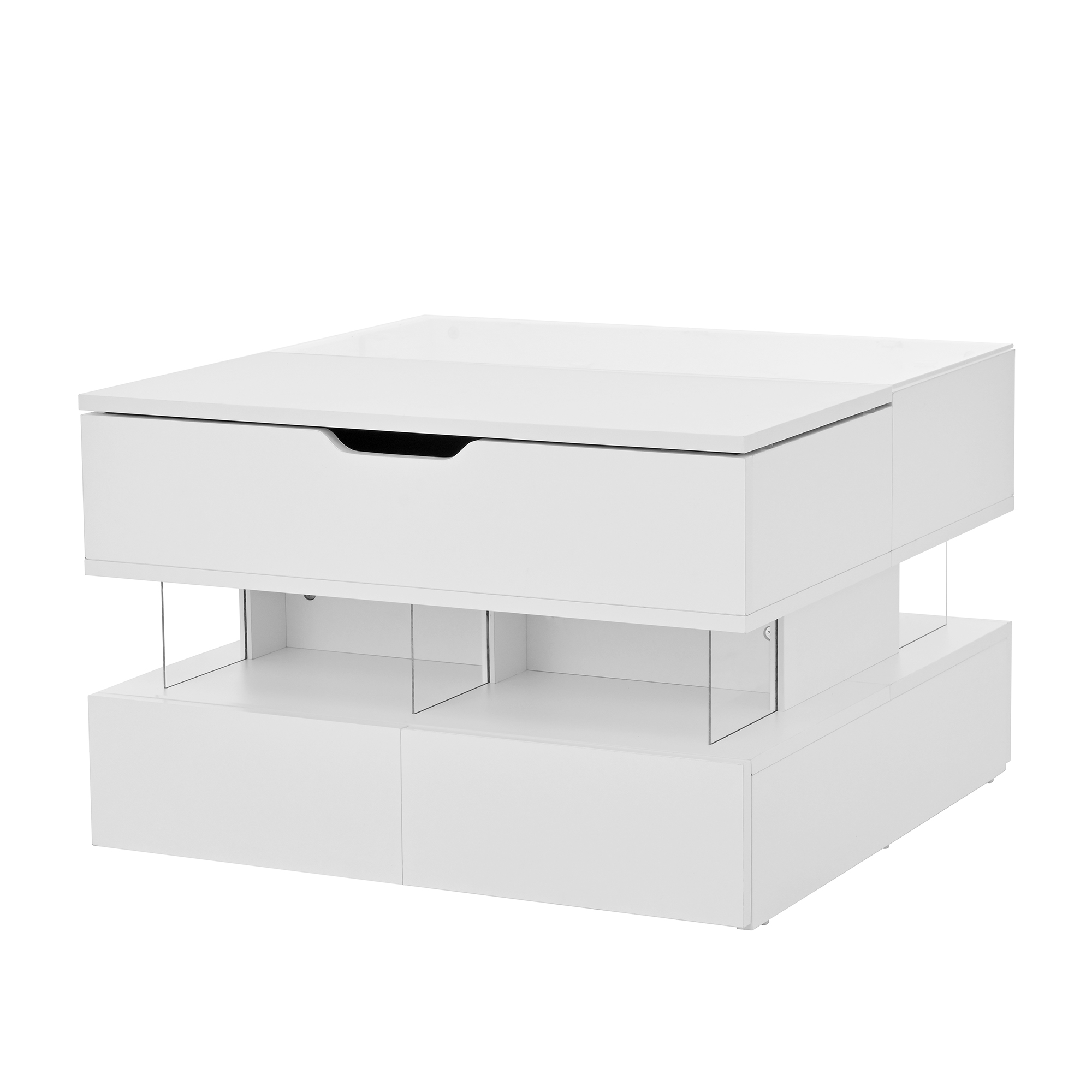 vue perspective complète de la table basse